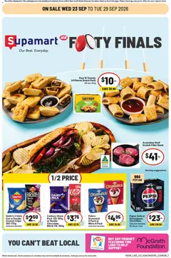 Preview of catalogue IGA catalogue Forest Lodge from shop IGA valid 23/09/2026