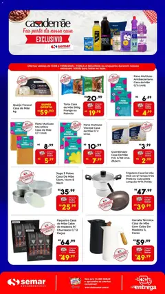 Pré-Visualização do folheto "Semar Supermercado ofertas Casa de Mãe" da loja Semar Supermercado válido a partir de 11/08/2026
