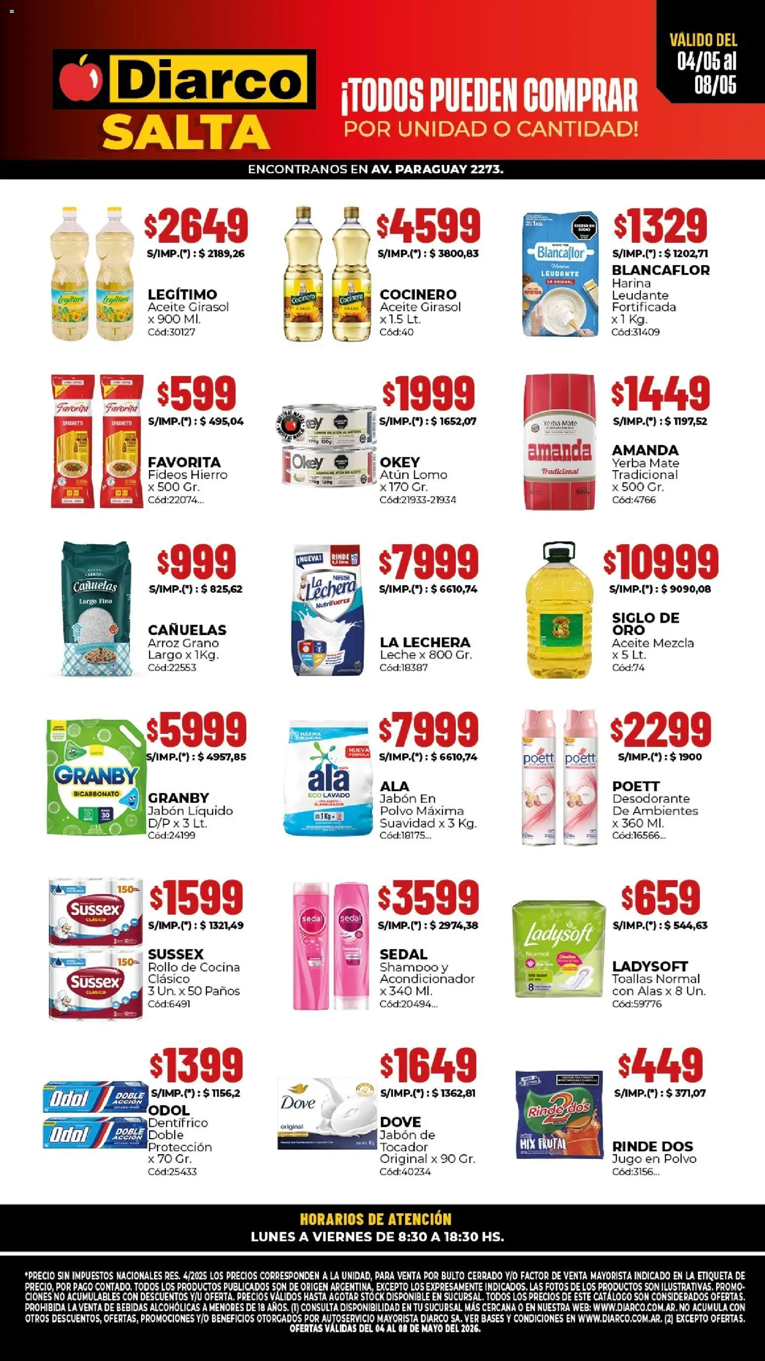 Vista previa del folleto de la tienda Diarco válido desde el 04/05/2026 