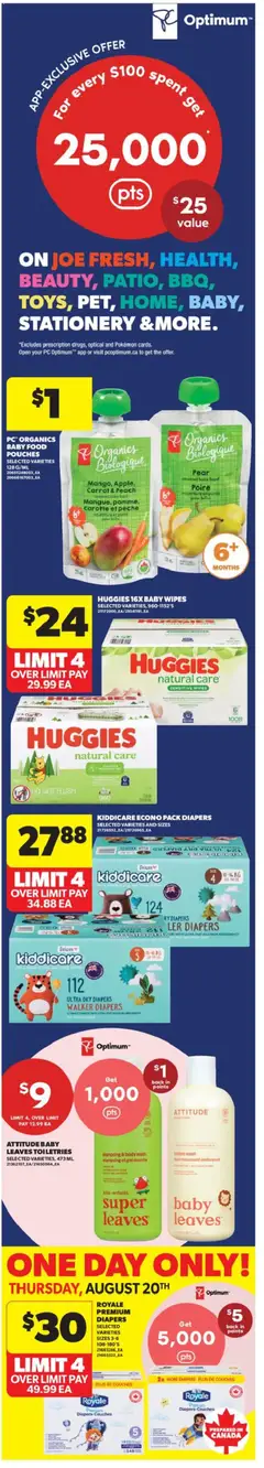 Preview of leaflet Real Canadian Superstore weekly flyer / circulaire from shop Real Canadian Superstore is valid from Aug 20, 2026
