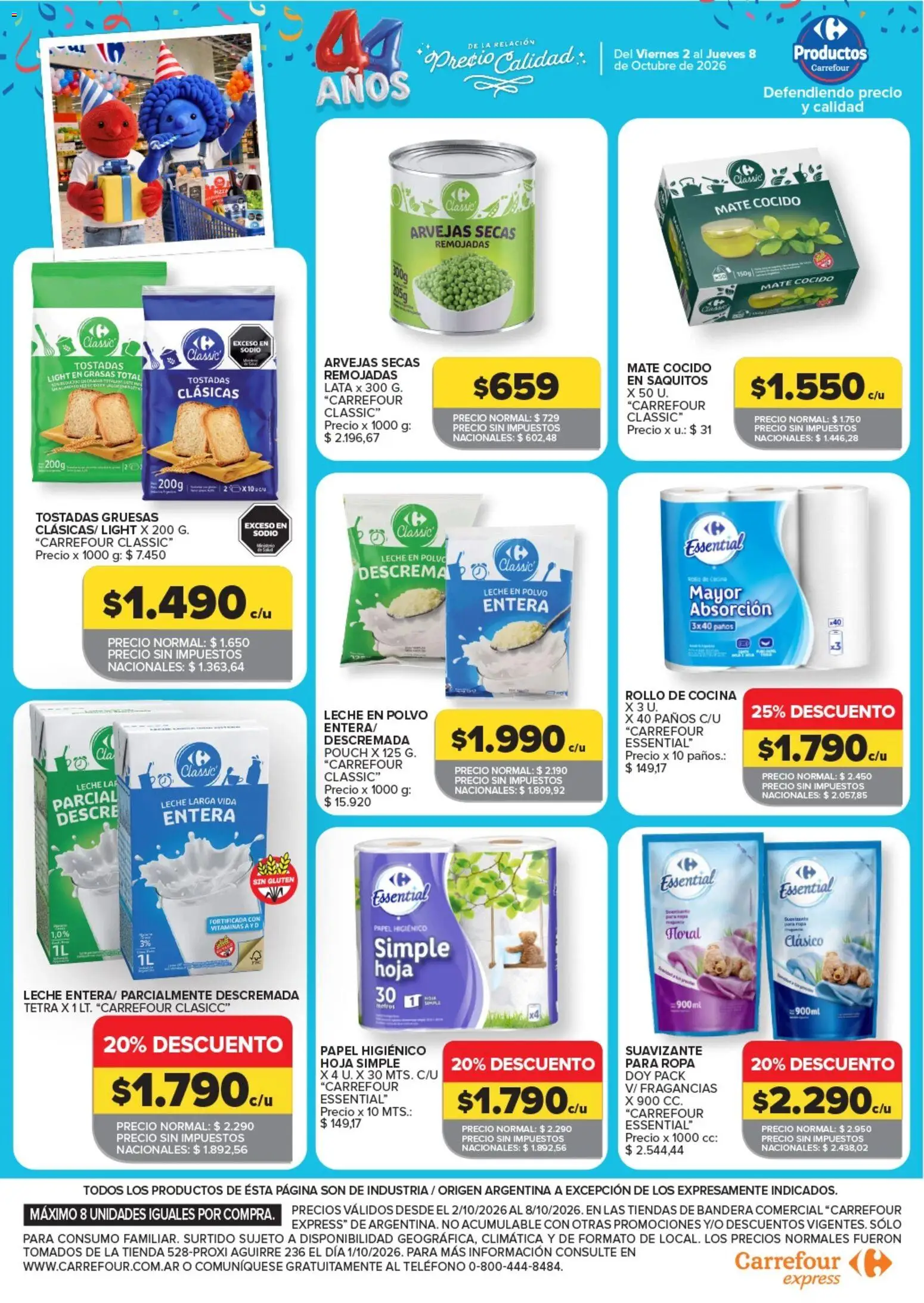 Vista previa del folleto de la tienda Carrefour Express válido desde el 02/10/2026 