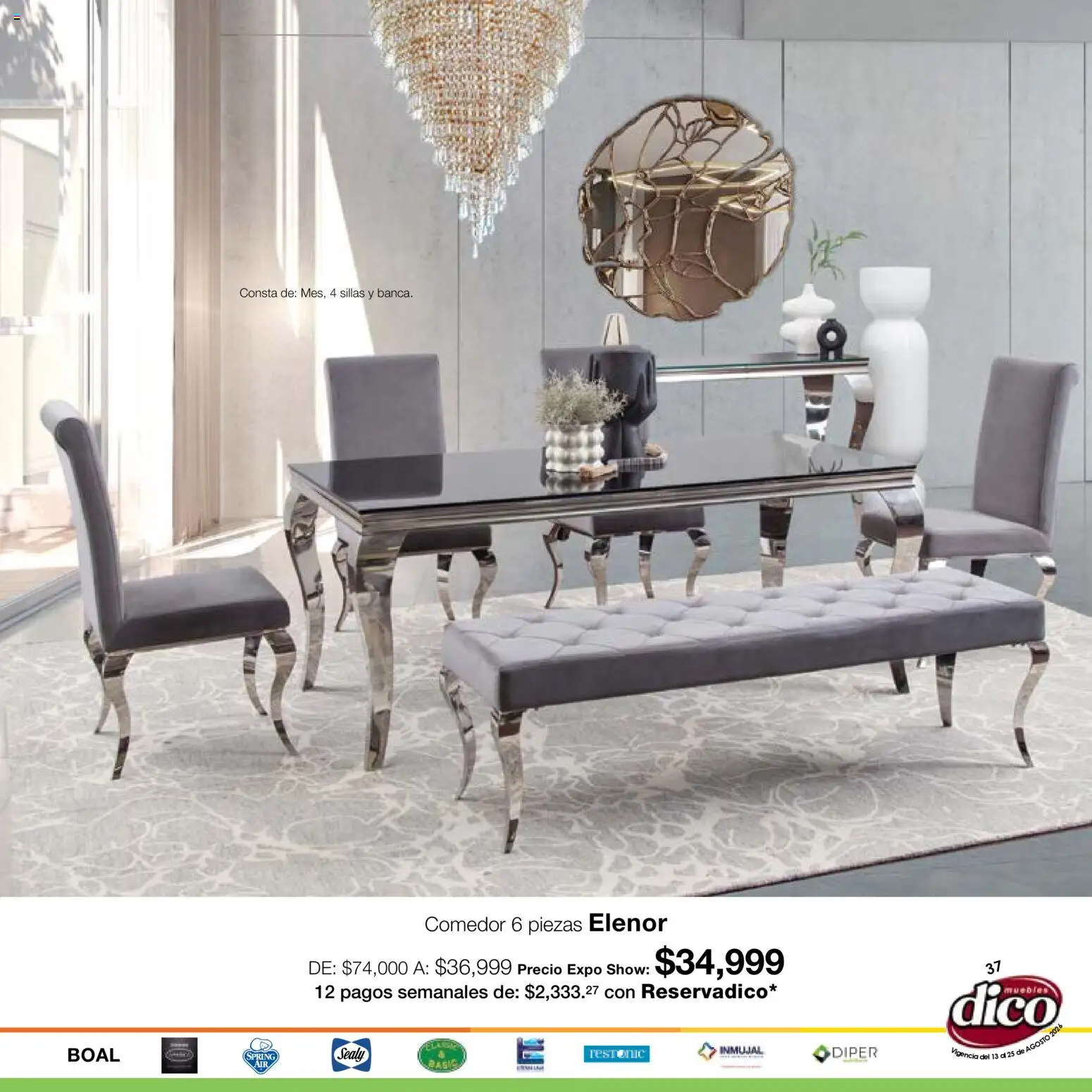Vista previa las ofertas de la tienda Muebles Dico - Muebles Dico catálogo Expo Show desde el 13/08/2026 