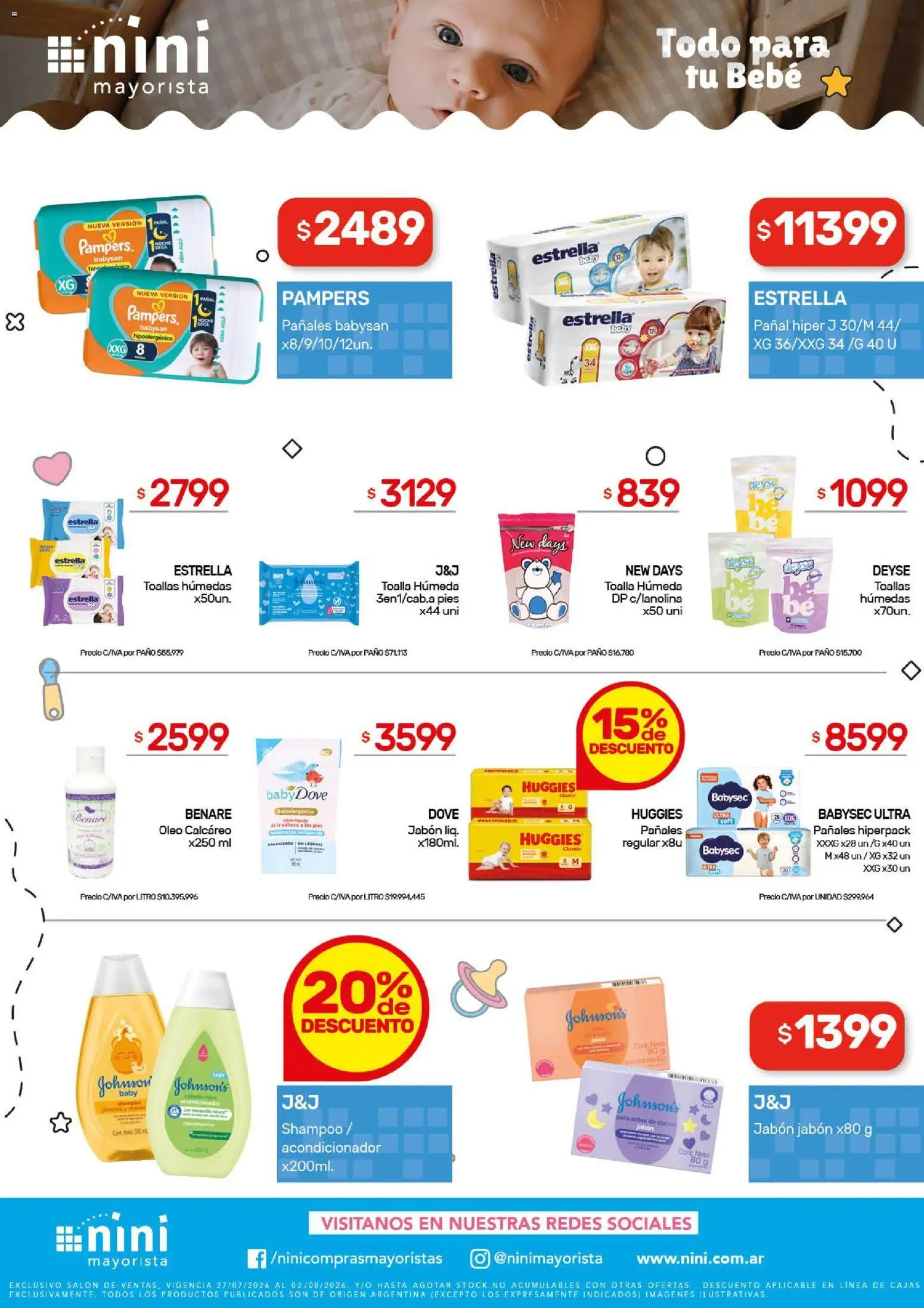 Vista previa del folleto de la tienda NINI Mayorista válido desde el 03/08/2026 