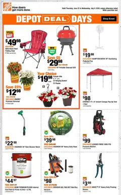Preview of leaflet Home Depot weekly flyer / circulaire from shop Home Depot is valid from Jun 25, 2026
