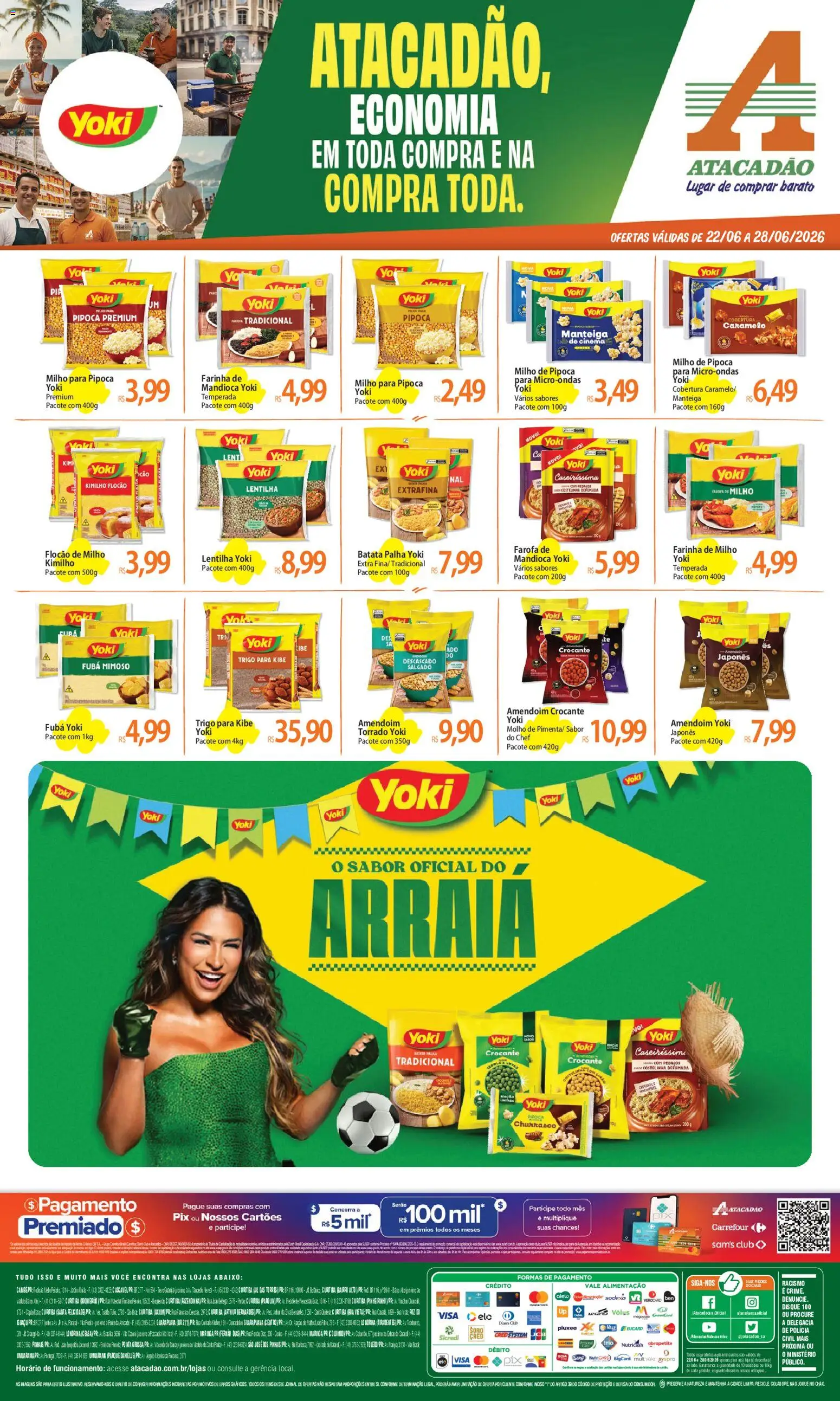 Pré-Visualização do folheto "Atacadão ofertas - PR" da loja Atacadão válido a partir de 22/06/2026