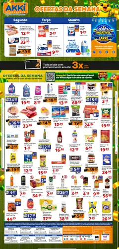 Pré-Visualização do folheto "Akki Atacadista - Ofertas da semana" da loja Akki Atacadista válido a partir de 22/06/2026