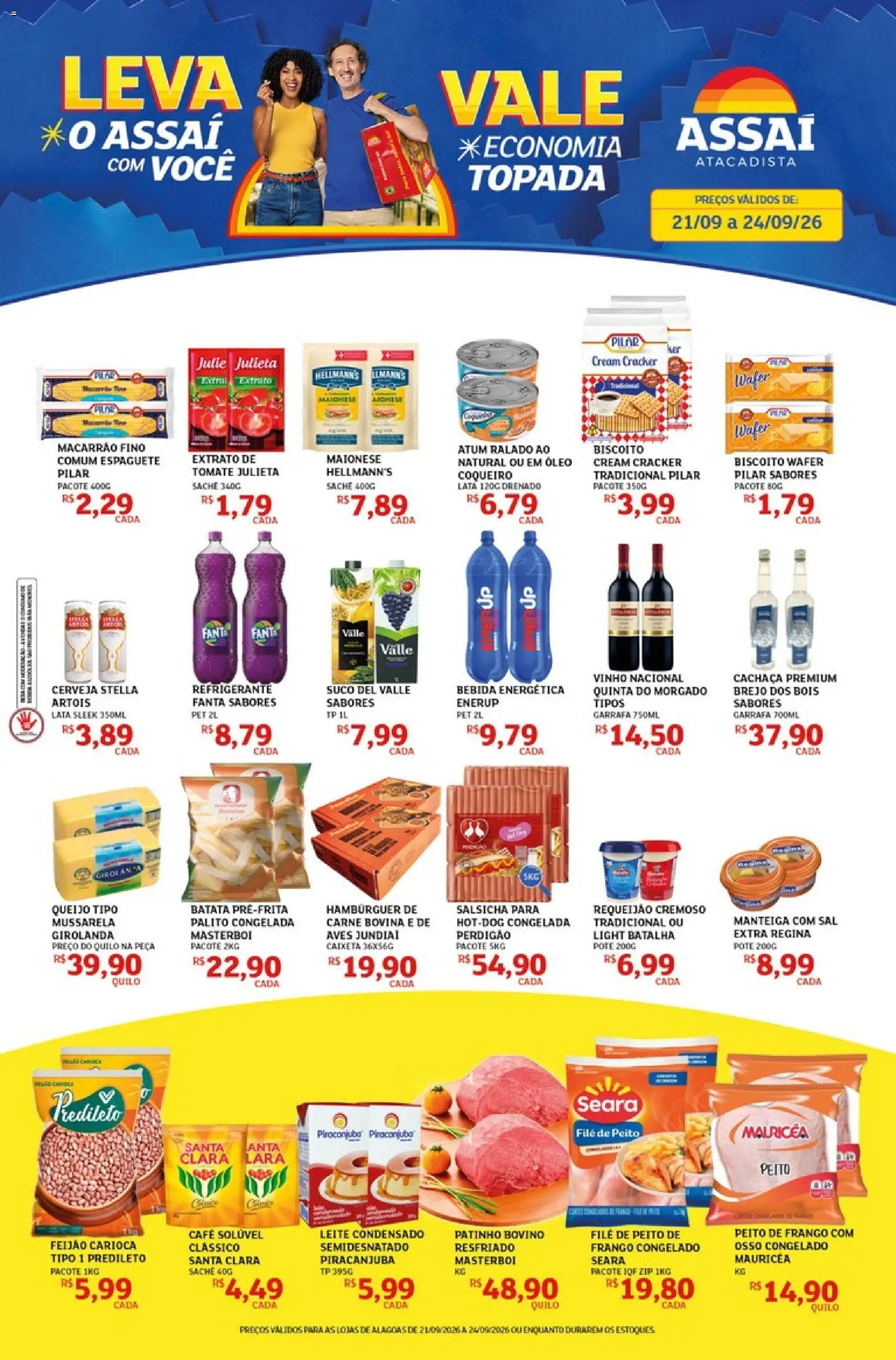 Pré-Visualização do folheto "Assaí Atacadista ofertas - AL" da loja Assaí Atacadista válido a partir de 21/09/2026