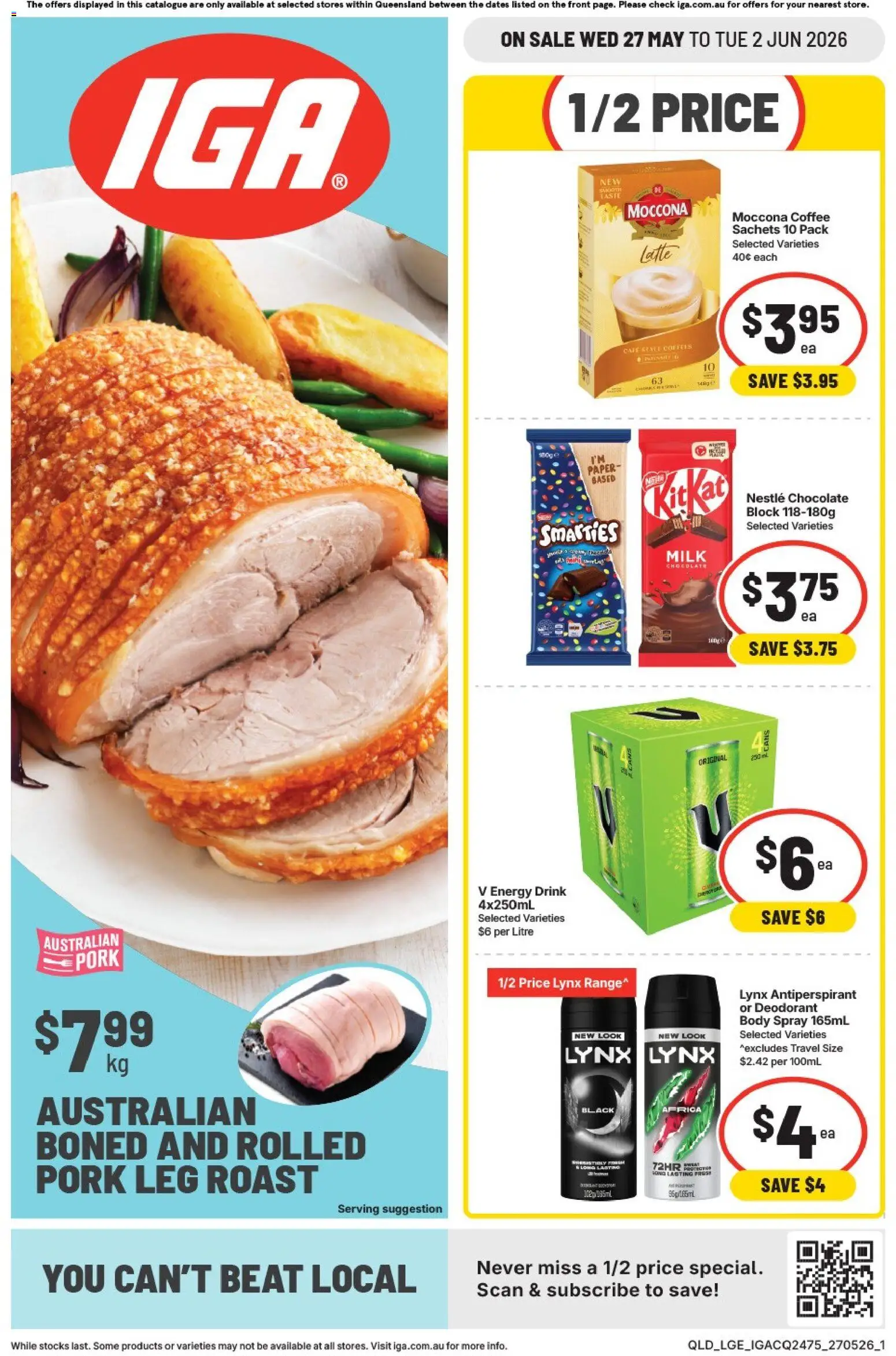 Preview of catalogue IGA catalogue QLD from shop IGA valid 27/05/2026