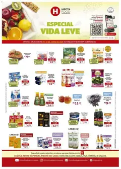 Pré-Visualização do folheto "Hirota Food ofertas Vida Leve" da loja Hirota Food válido a partir de 17/06/2026