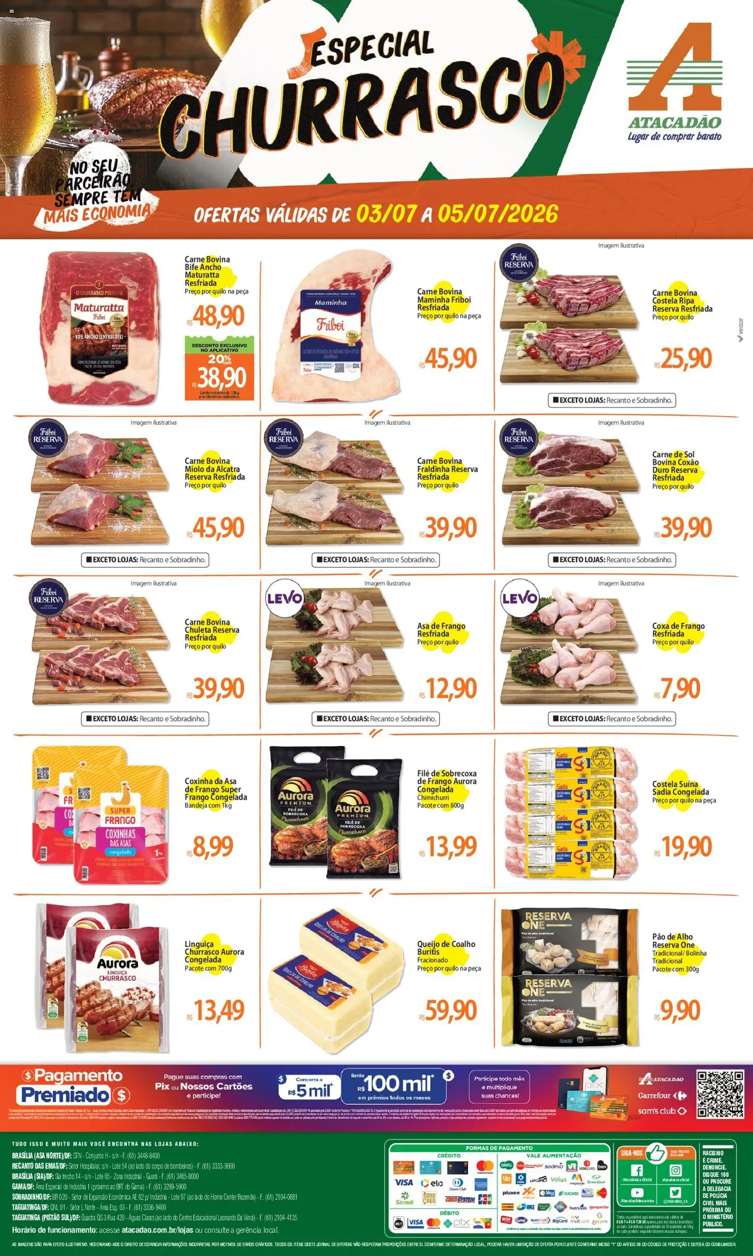 Pré-Visualização do folheto "Atacadão ofertas - DF" da loja Atacadão válido a partir de 03/07/2026