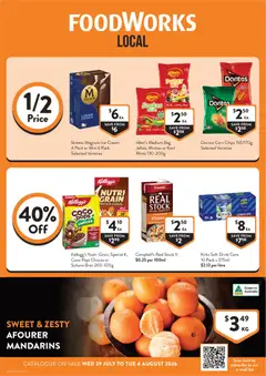 Preview of catalogue Foodworks catalogue VIC from shop Foodworks valid 29/07/2026