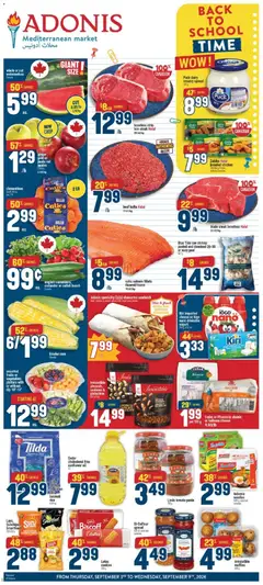 Preview of leaflet Adonis weekly flyer from shop Adonis is valid from Sep 03, 2026