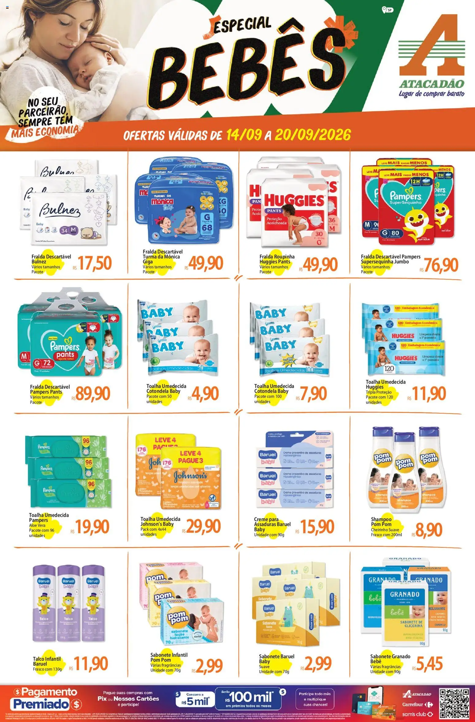 Pré-Visualização do folheto "Atacadão ofertas - SP" da loja Atacadão válido a partir de 14/09/2026