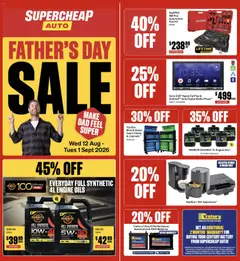 Preview of catalogue Supercheap Auto catalogue from shop Supercheap Auto valid 12 Aug 2026
