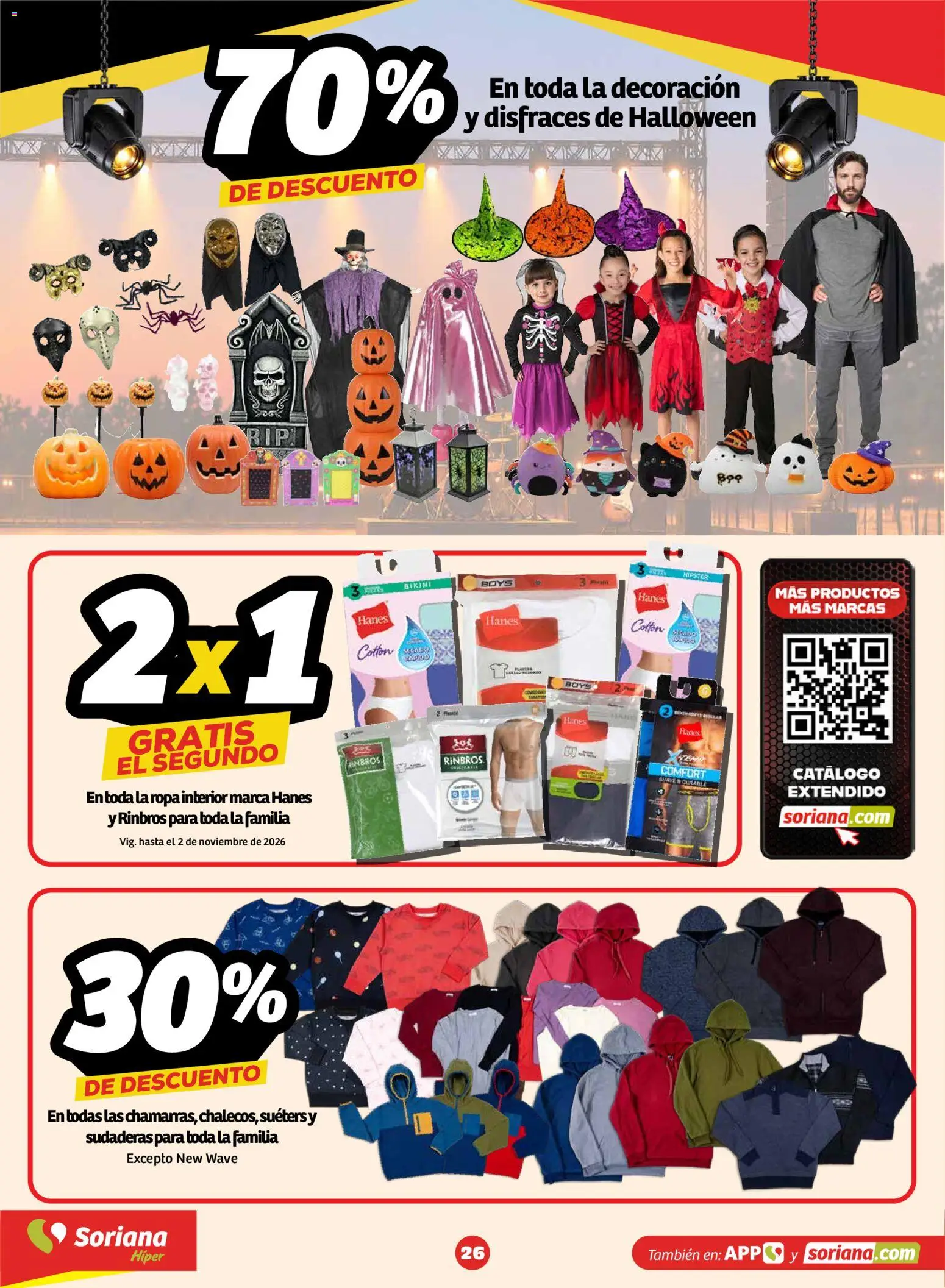 Vista previa las ofertas de la tienda Soriana - Soriana Buen Fest desde el 30/10/2026 