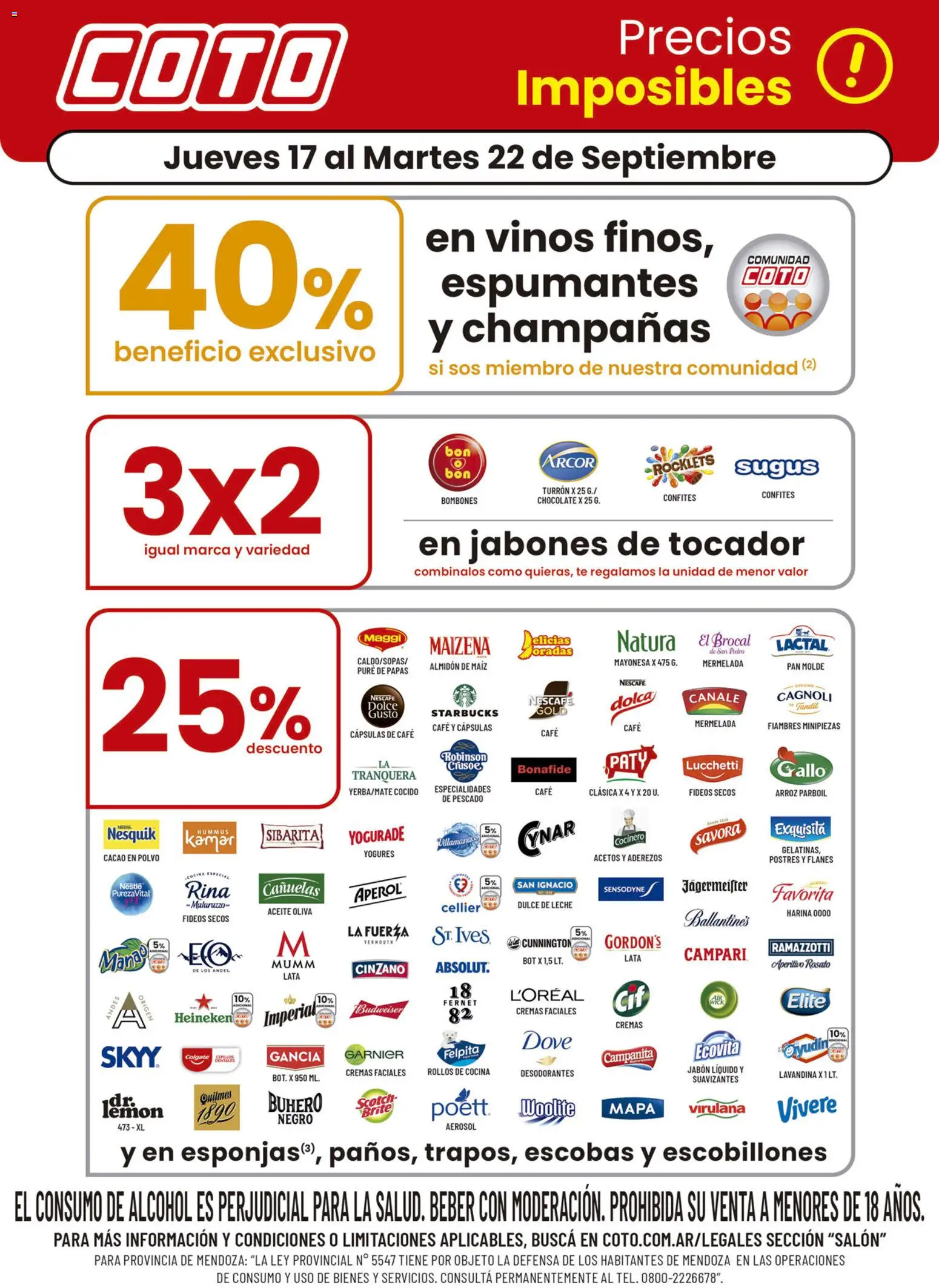 Vista previa del folleto de la tienda Coto válido desde el 17/09/2026 