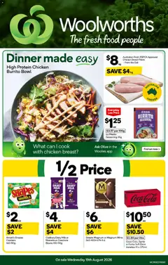 Preview of catalogue Woolworths catalogue from shop Woolworths valid 19/08/2026