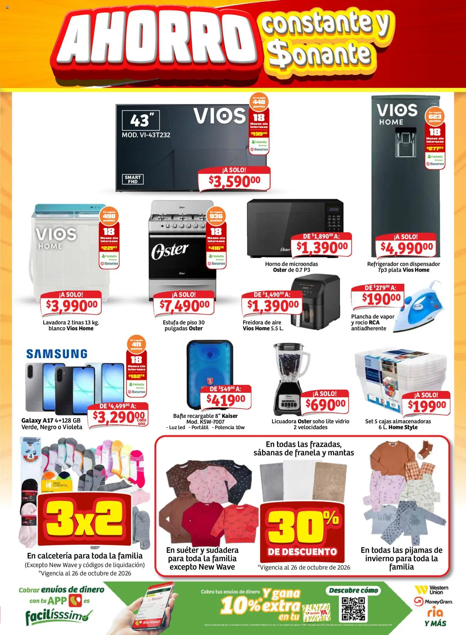 Vista previa las ofertas de la tienda Soriana - Soriana folleto Ahorro constante y sonante Mercado desde el 23/10/2026 