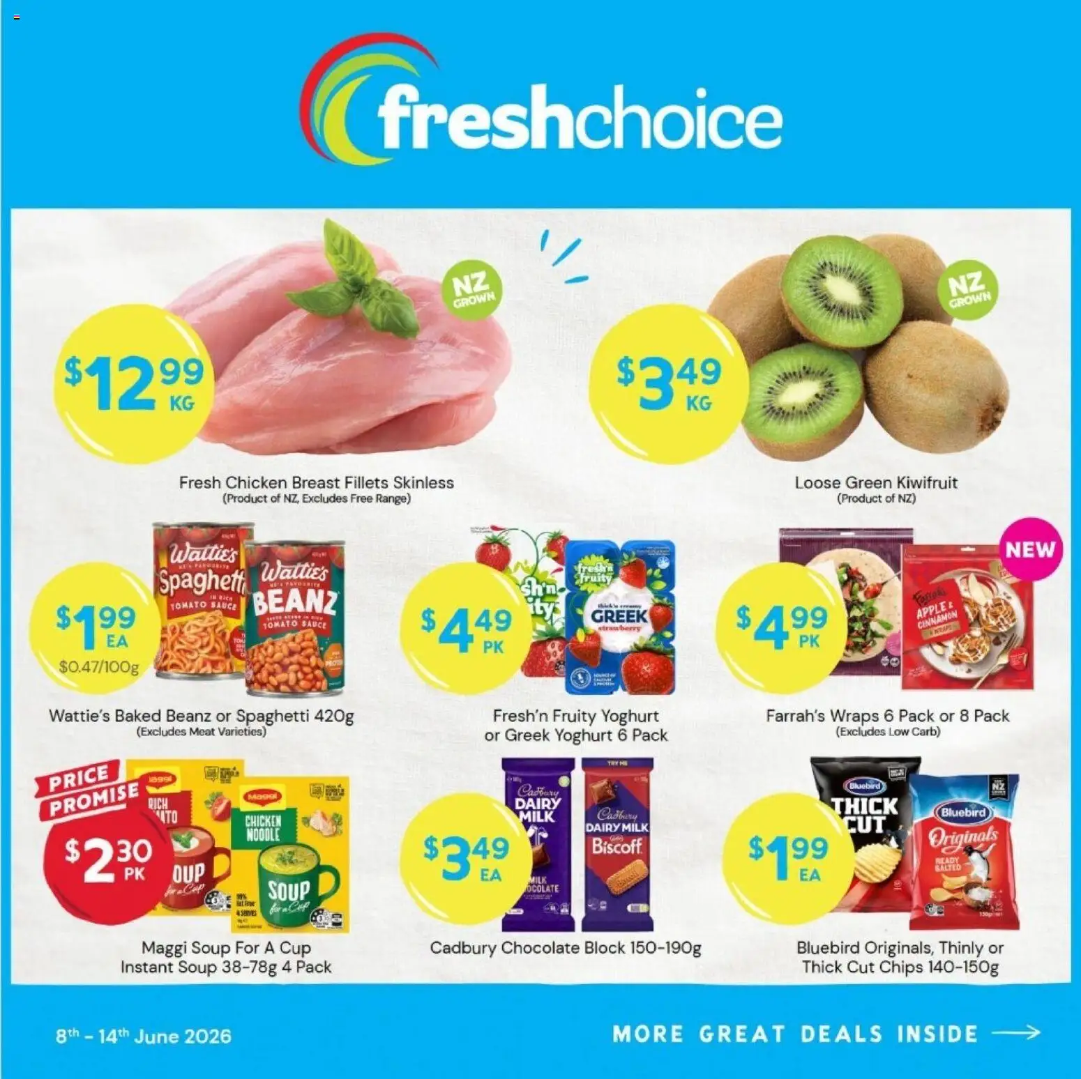 Preview of catalogue FreshChoice catalogue from shop FreshChoice valid 8 Jun 2026