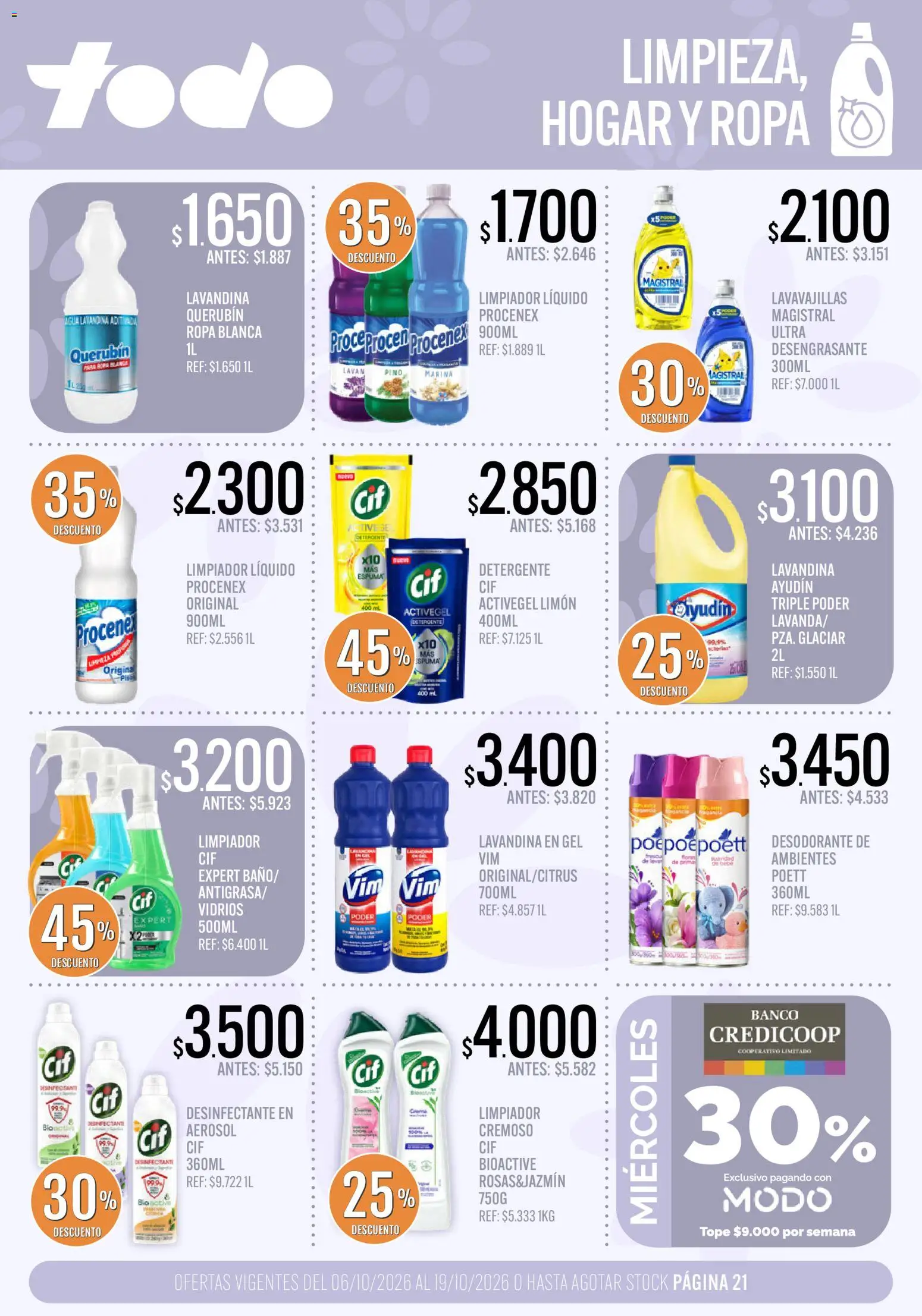 Vista previa del folleto de la tienda Supermercados TODO válido desde el 06/10/2026 