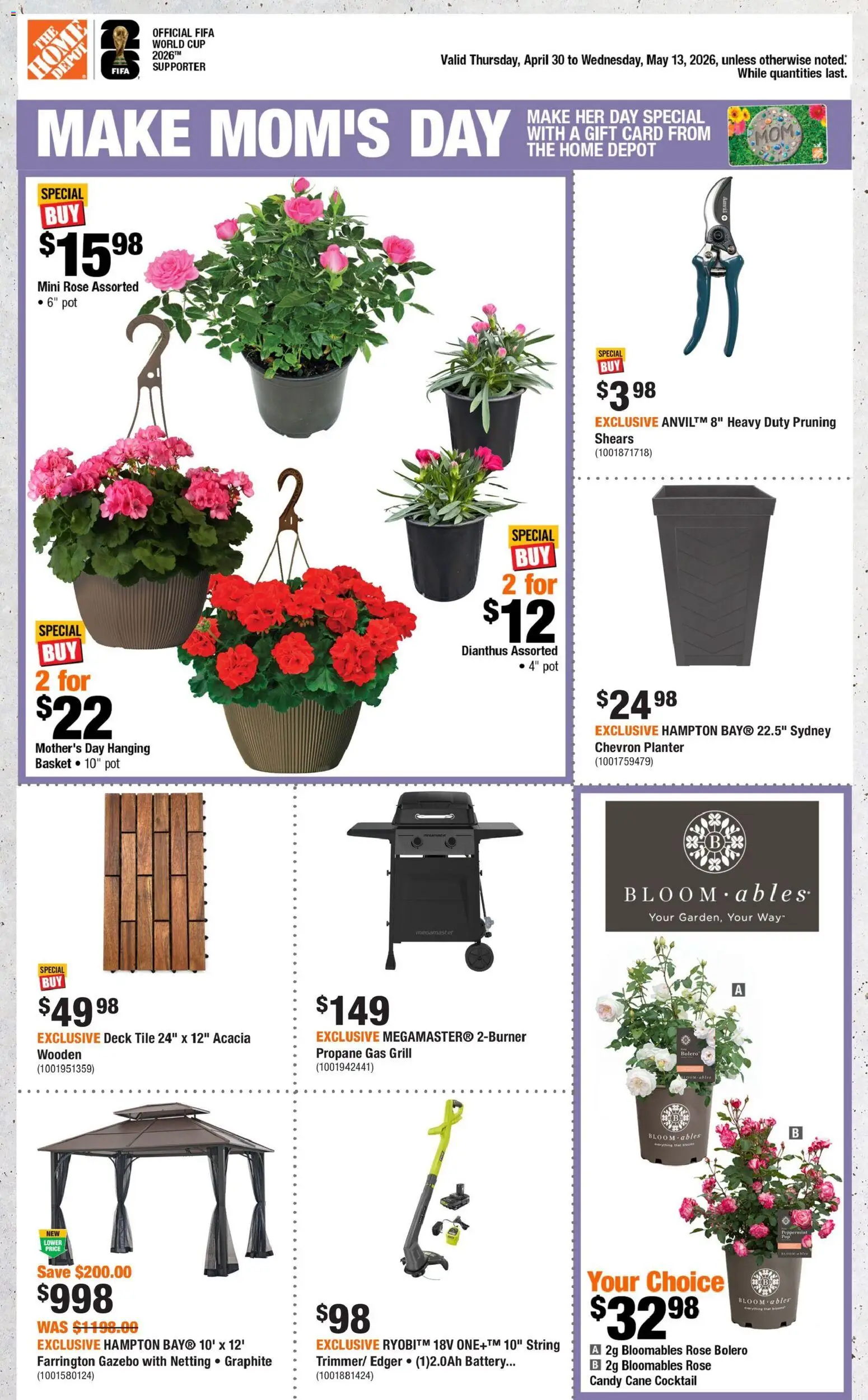 Preview of leaflet Home Depot weekly flyer - NL from shop Home Depot is valid from Apr 30, 2026 - Cocktail, Battery, Grill, Gas grill