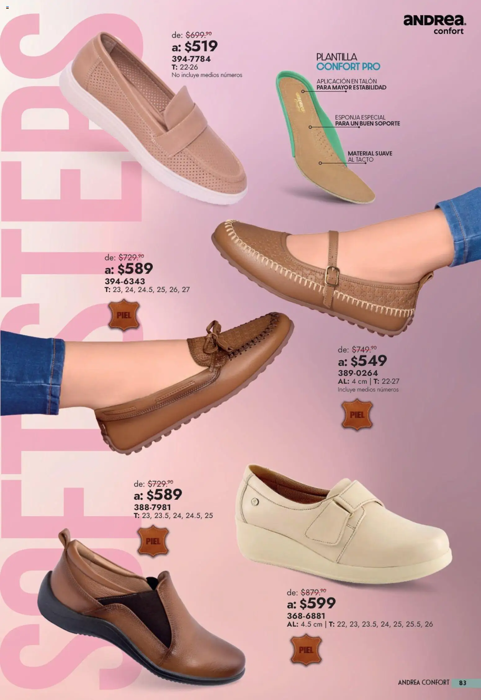 Vista previa las ofertas de la tienda Andrea - Andrea catálogo Outlet desde el 13/09/2026 