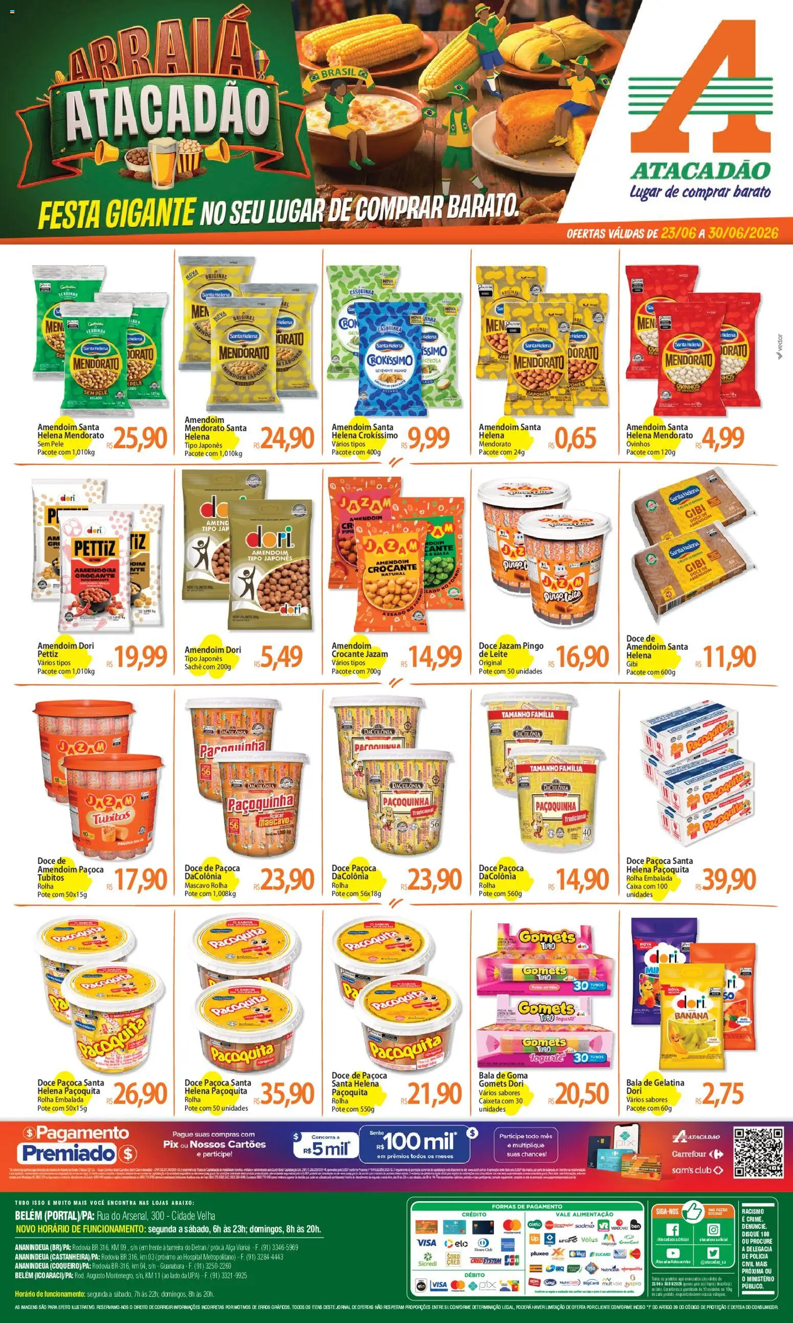 Pré-Visualização do folheto "Atacadão ofertas - PA" da loja Atacadão válido a partir de 23/06/2026