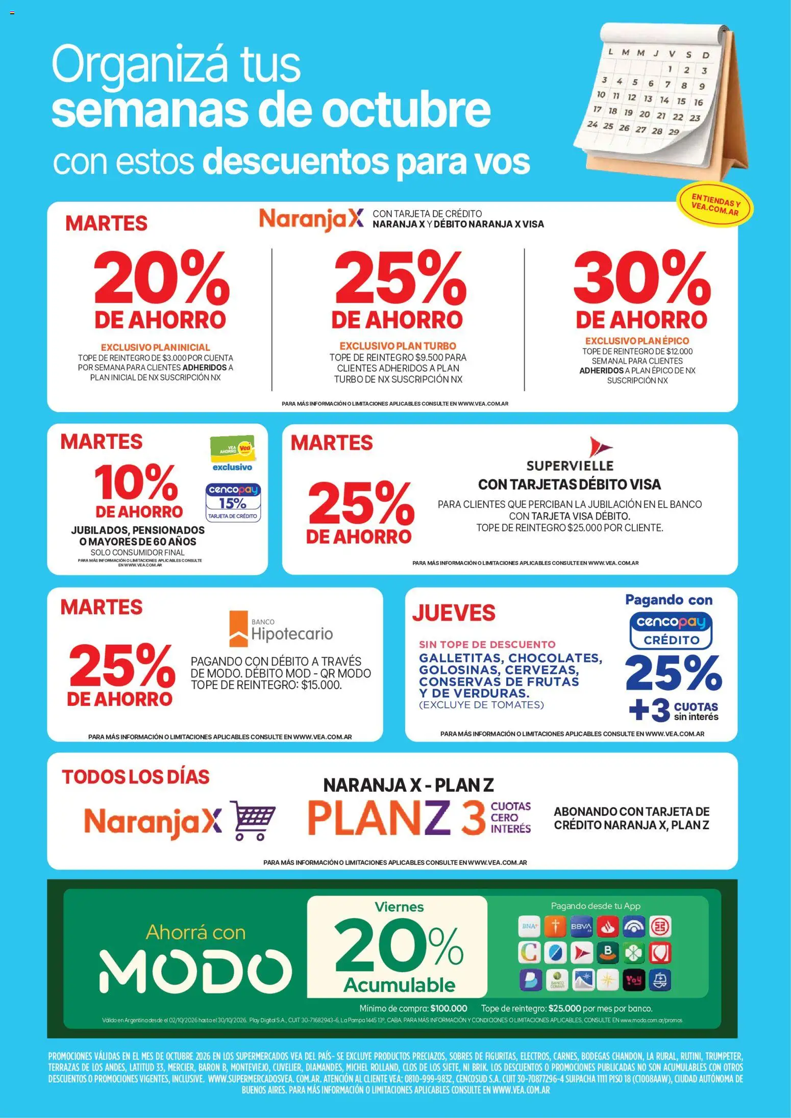 Vista previa del folleto de la tienda Vea válido desde el 30/10/2026 