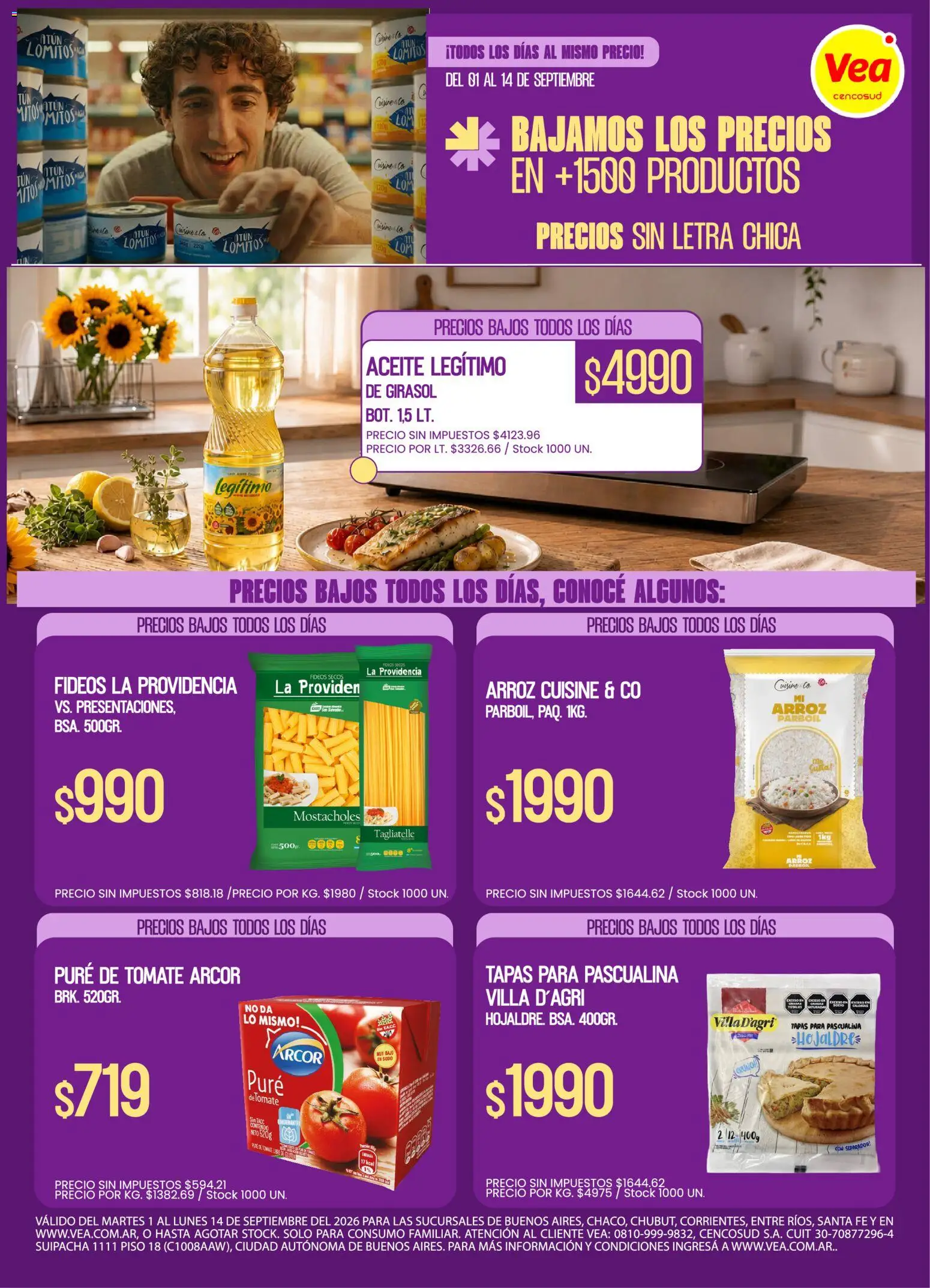 Vista previa del folleto de la tienda Vea válido desde el 01/09/2026 