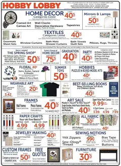 Ad Preview of Hobby Lobby Hobby Lobby Weekly Ad from 05/17/2026