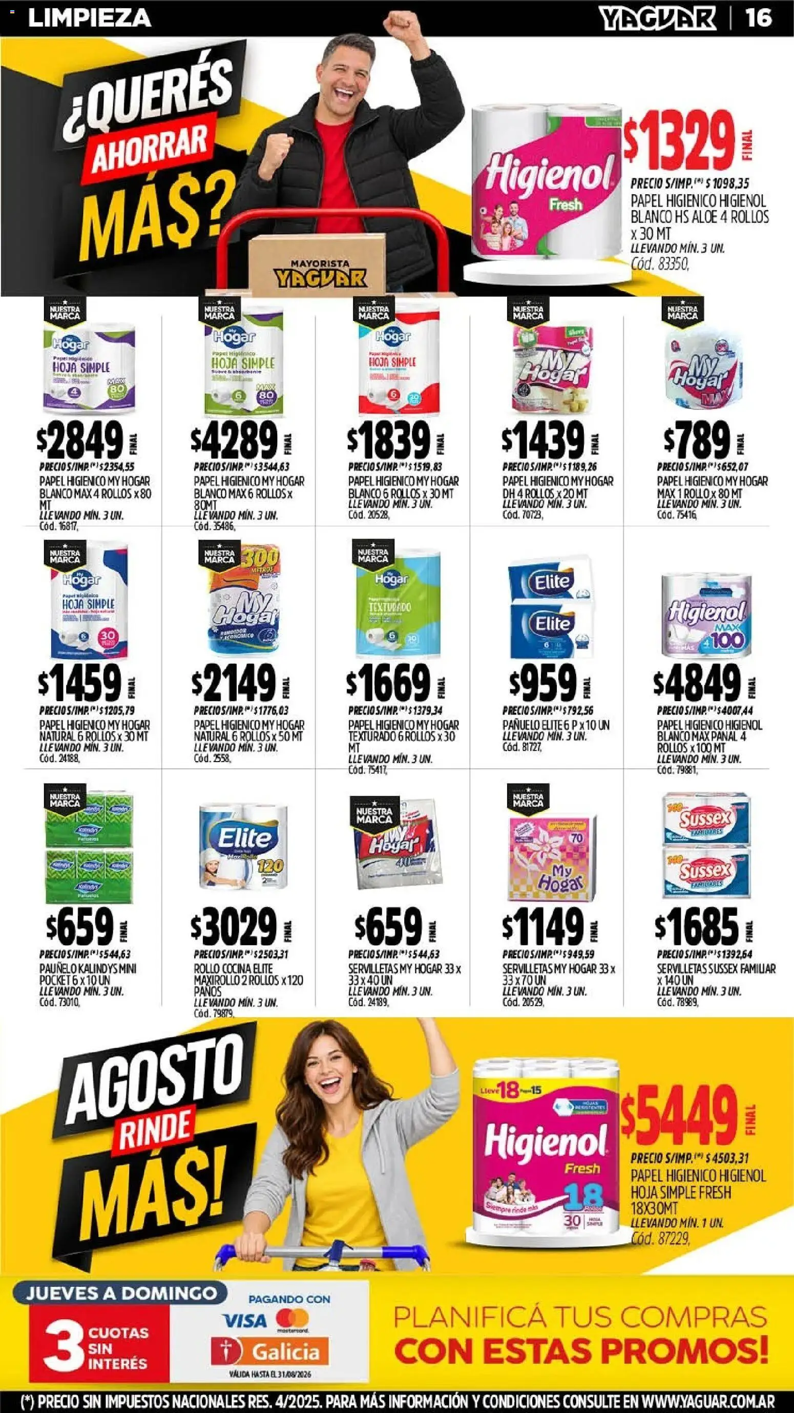 Vista previa del folleto de la tienda Yaguar válido desde el 24/08/2026 