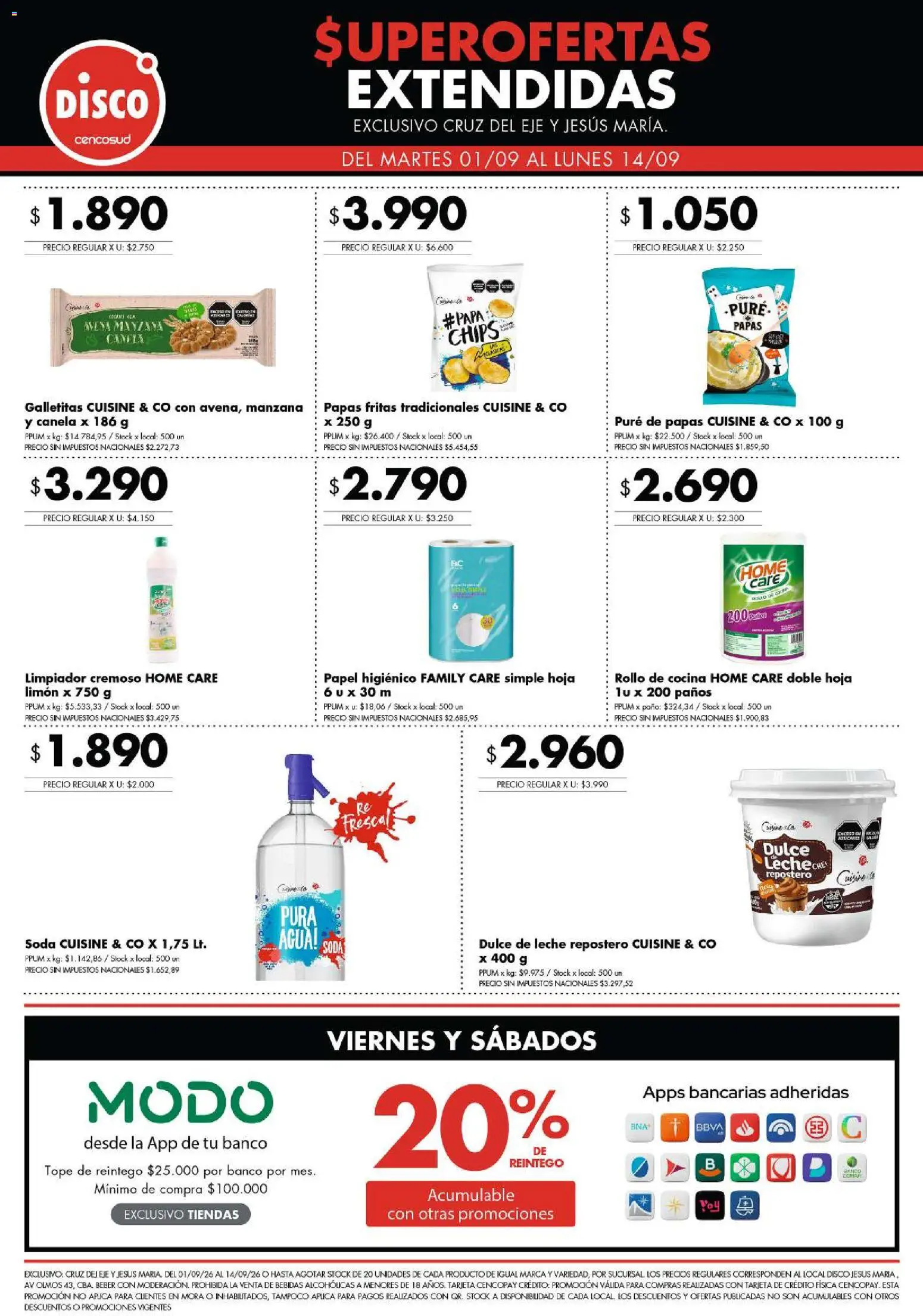 Vista previa del folleto de la tienda Disco válido desde el 01/09/2026 