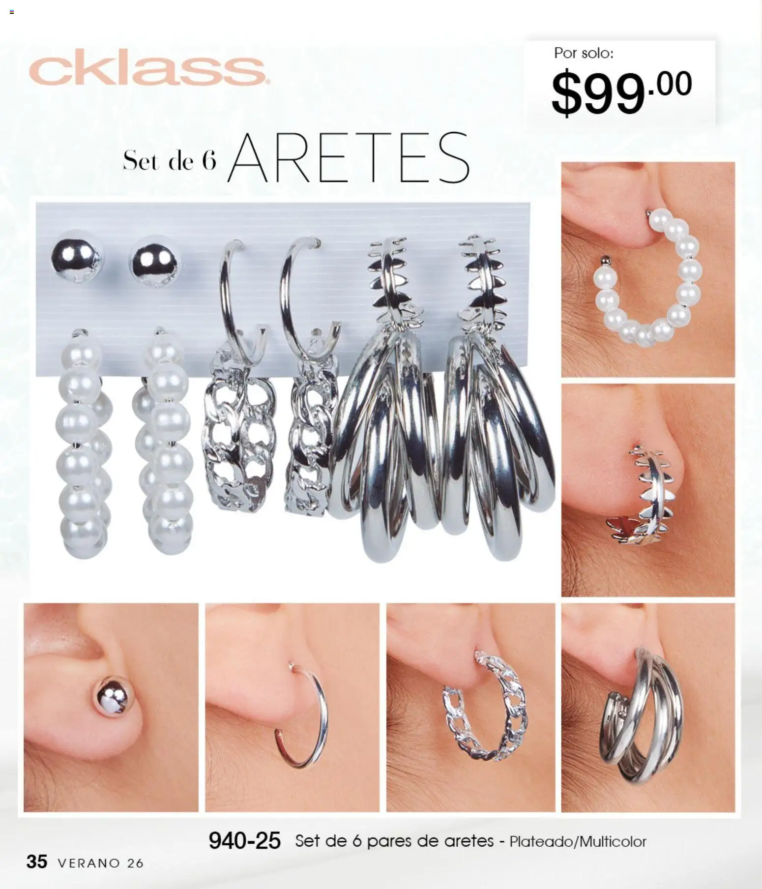 Vista previa las ofertas de la tienda Cklass - Cklass catálogo Verano Handbags desde el 05/03/2026 - Aretes