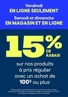 Preview of leaflet Rona circulaire from shop Rona is valid from Jun 11, 2026