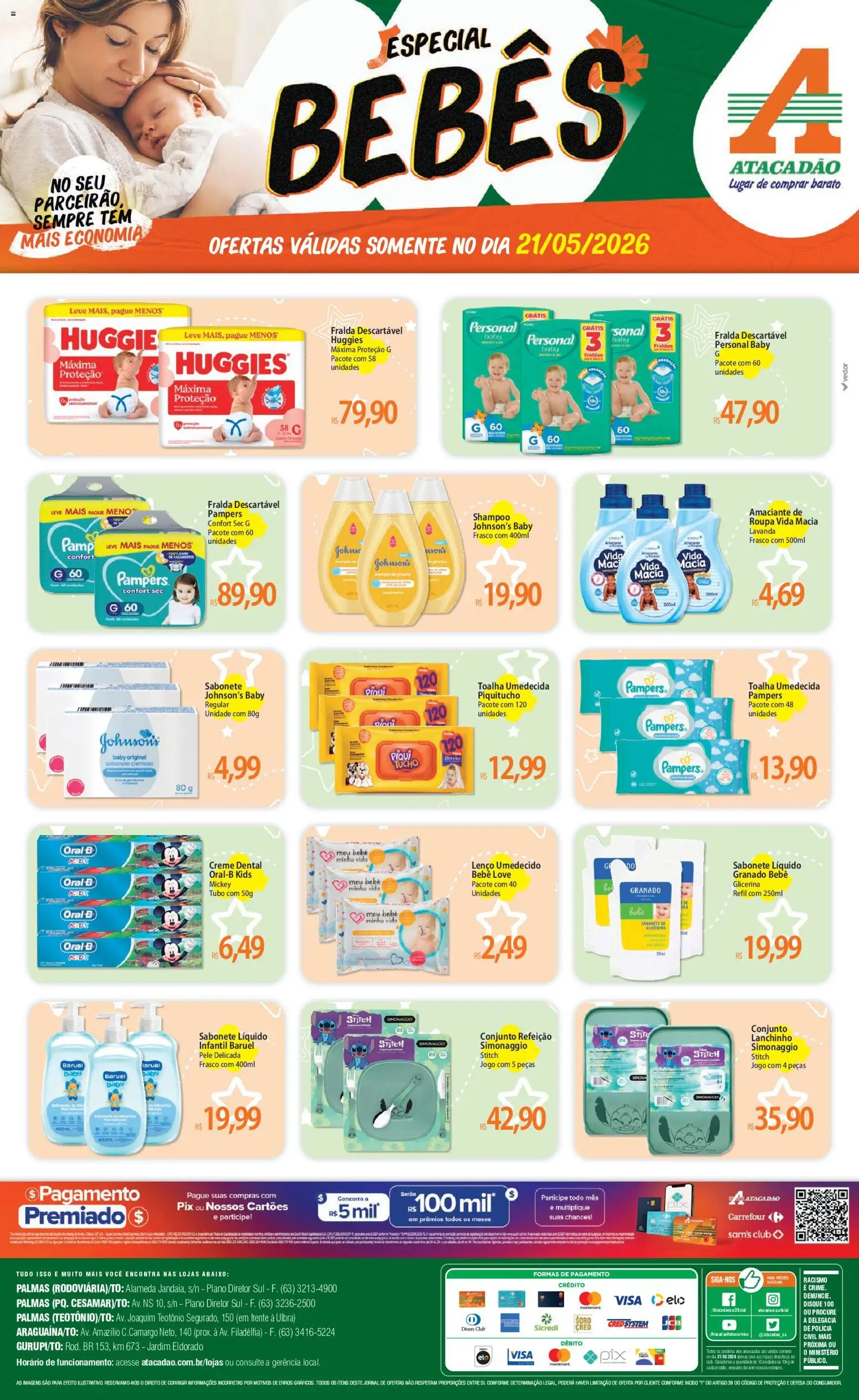 Pré-Visualização do folheto "Atacadão ofertas - TO" da loja Atacadão válido a partir de 21/05/2026
