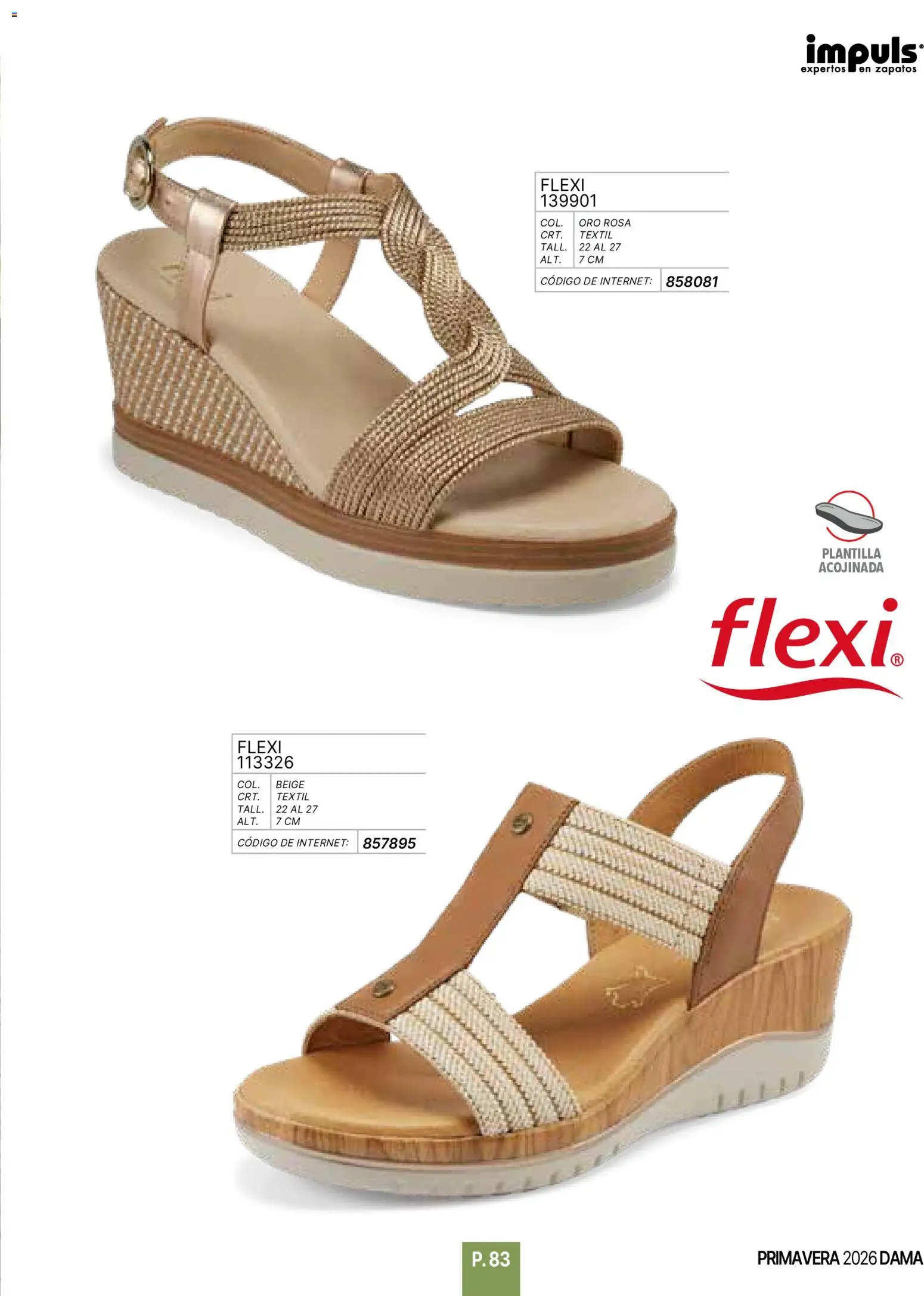 Vista previa las ofertas de la tienda Impuls - Catálogo Primavera desde el 01/01/2026 - Zapatos