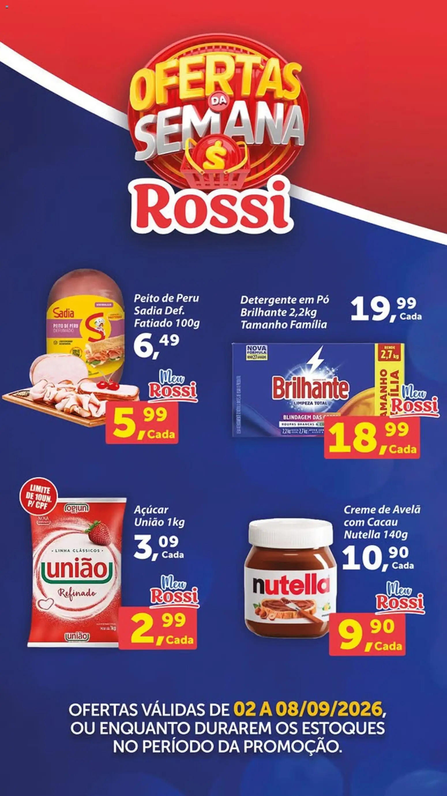 Ofertas Rossi Supermercados até 08/09/2026. - Página 1