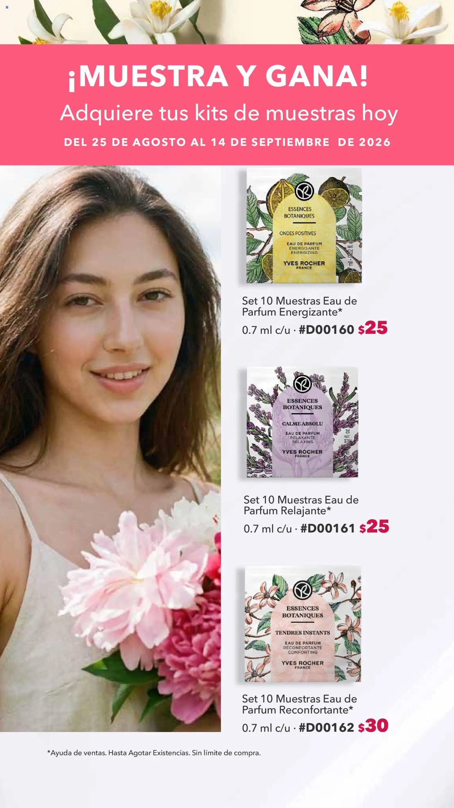 Vista previa las ofertas de la tienda Yves Rocher - Yves Rocher catálogo Muestra y gana desde el 25/08/2026 