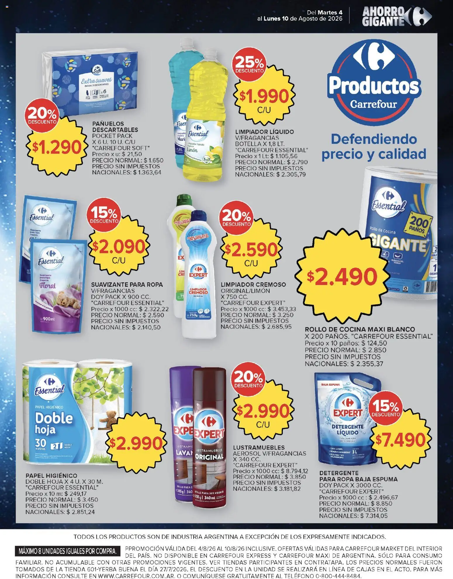 Vista previa del folleto de la tienda Carrefour válido desde el 04/08/2026 
