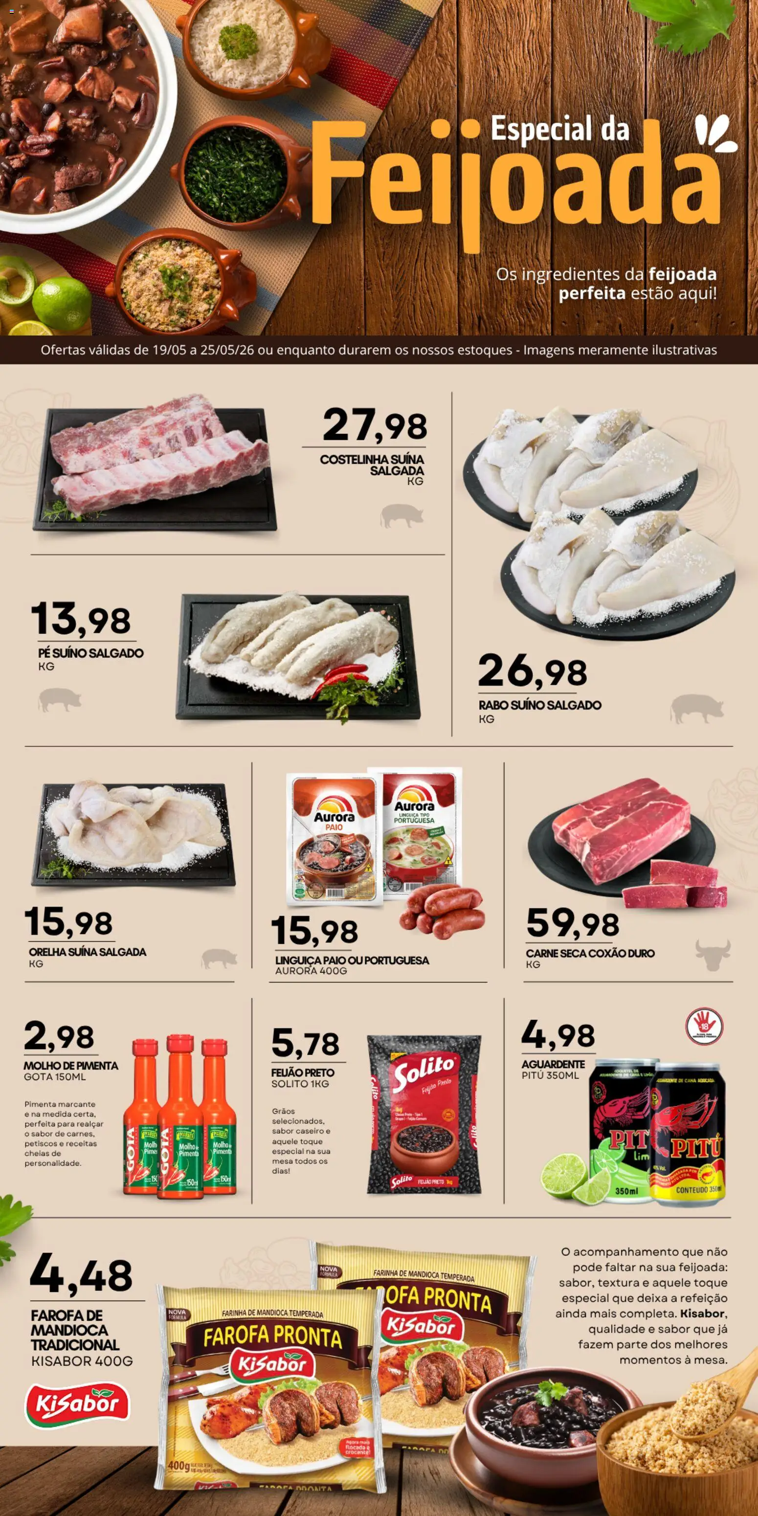 Pré-Visualização do folheto "Mercadão Atacadista ofertas Feijoada" da loja Mercadão Atacadista válido a partir de 19/05/2026