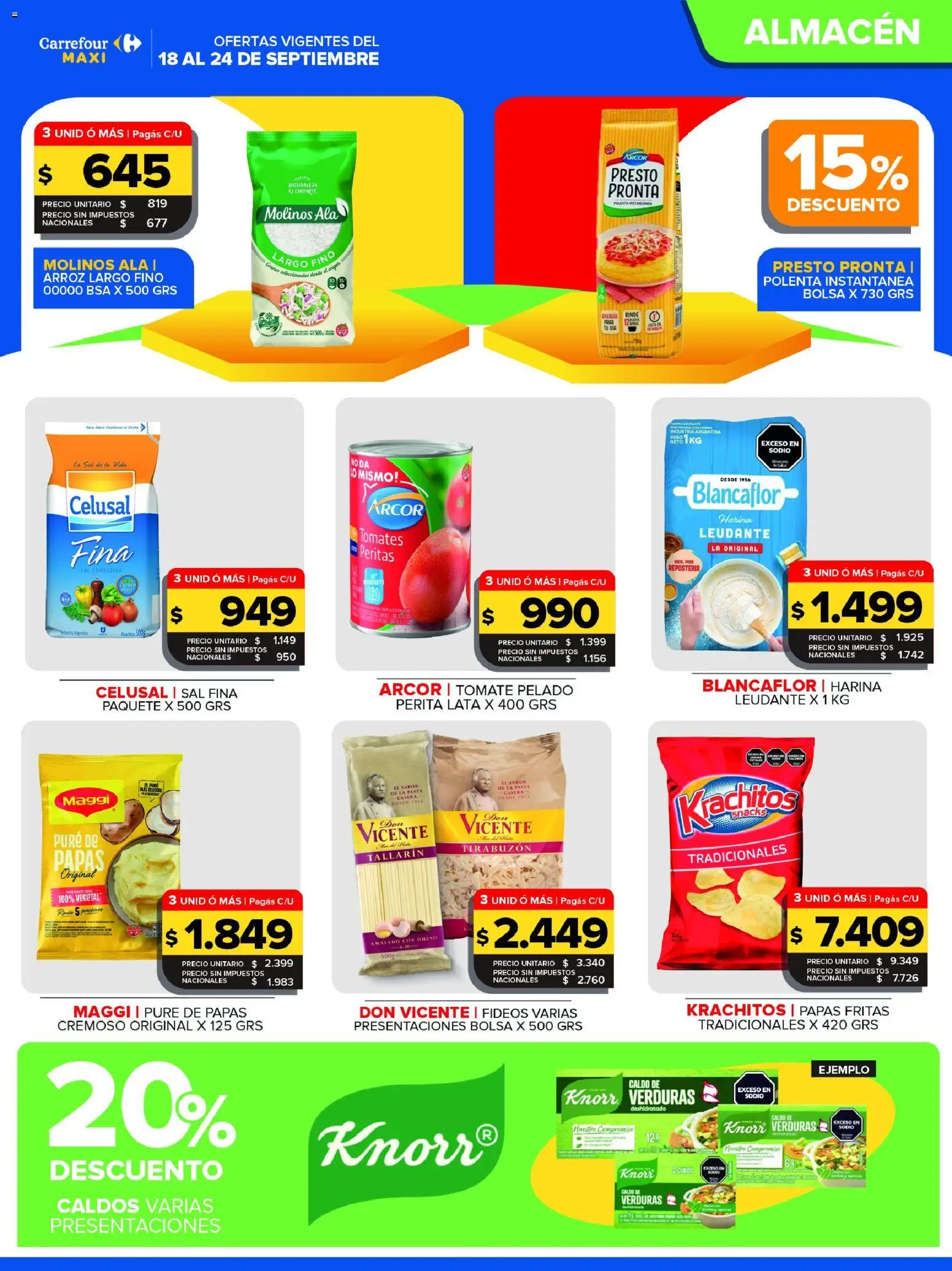 Vista previa del folleto de la tienda Carrefour Maxi válido desde el 18/09/2026 