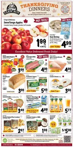 Preview of leaflet Farm Boy weekly flyer / circulaire from shop Farm Boy is valid from Sep 24, 2026