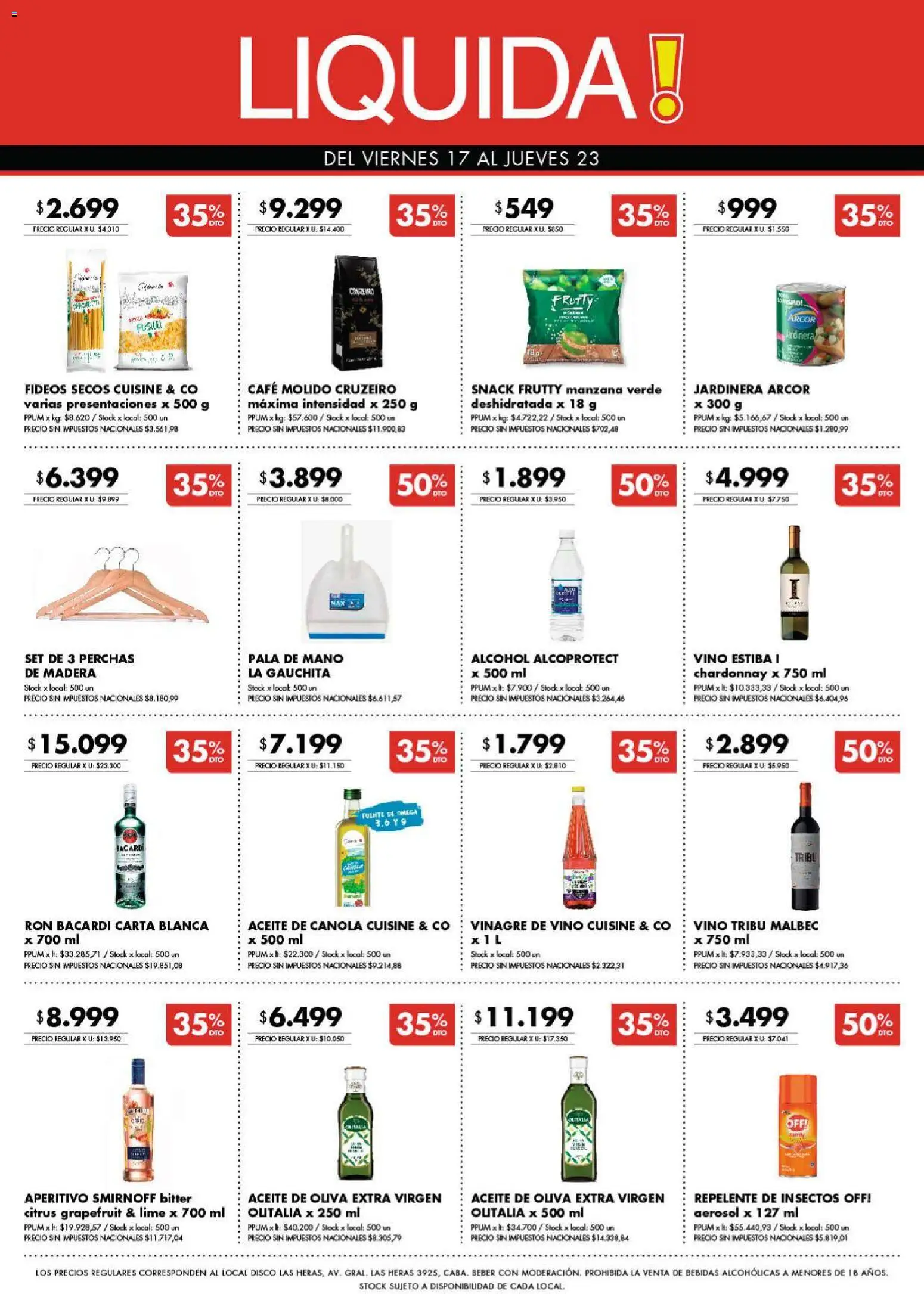 Vista previa del folleto de la tienda Disco válido desde el 17/07/2026 