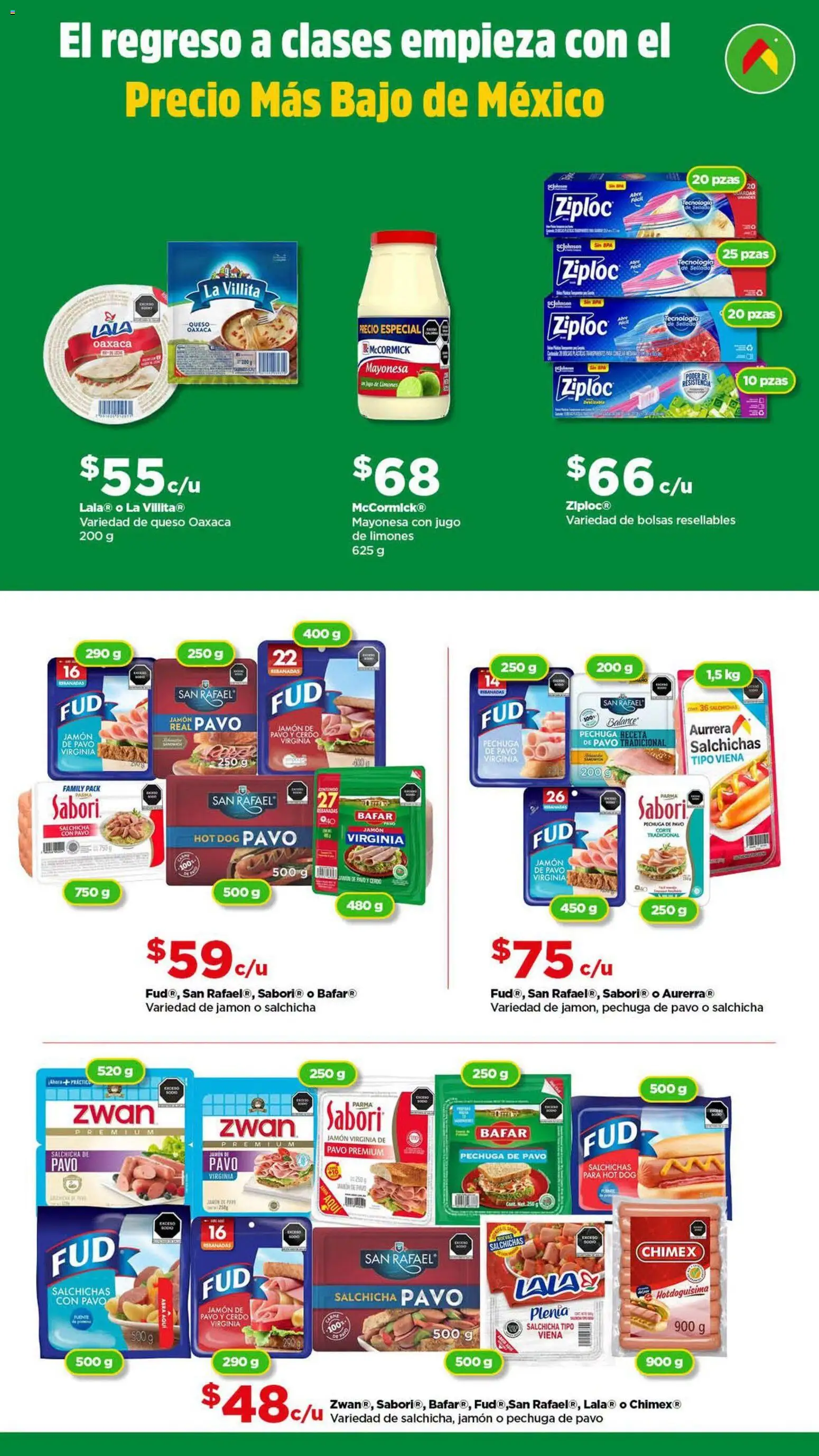 Vista previa las ofertas de la tienda Bodega Aurrerá - Bodega Aurrerá folleto Llena tu lonchera desde el 07/08/2026 
