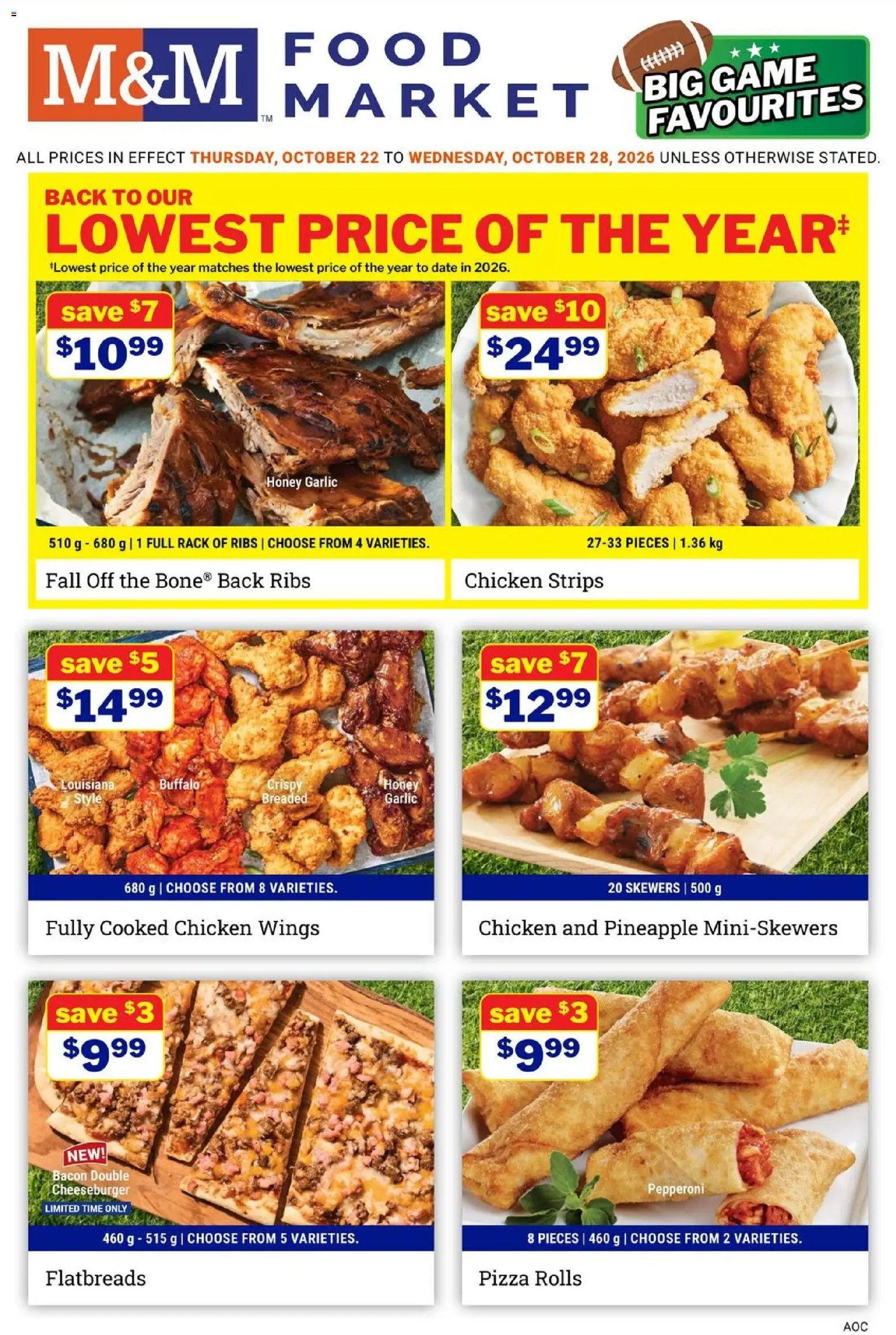 Preview of leaflet M&M Food Market weekly flyer / circulaire from shop M&M Food Market is valid from Oct 22, 2026