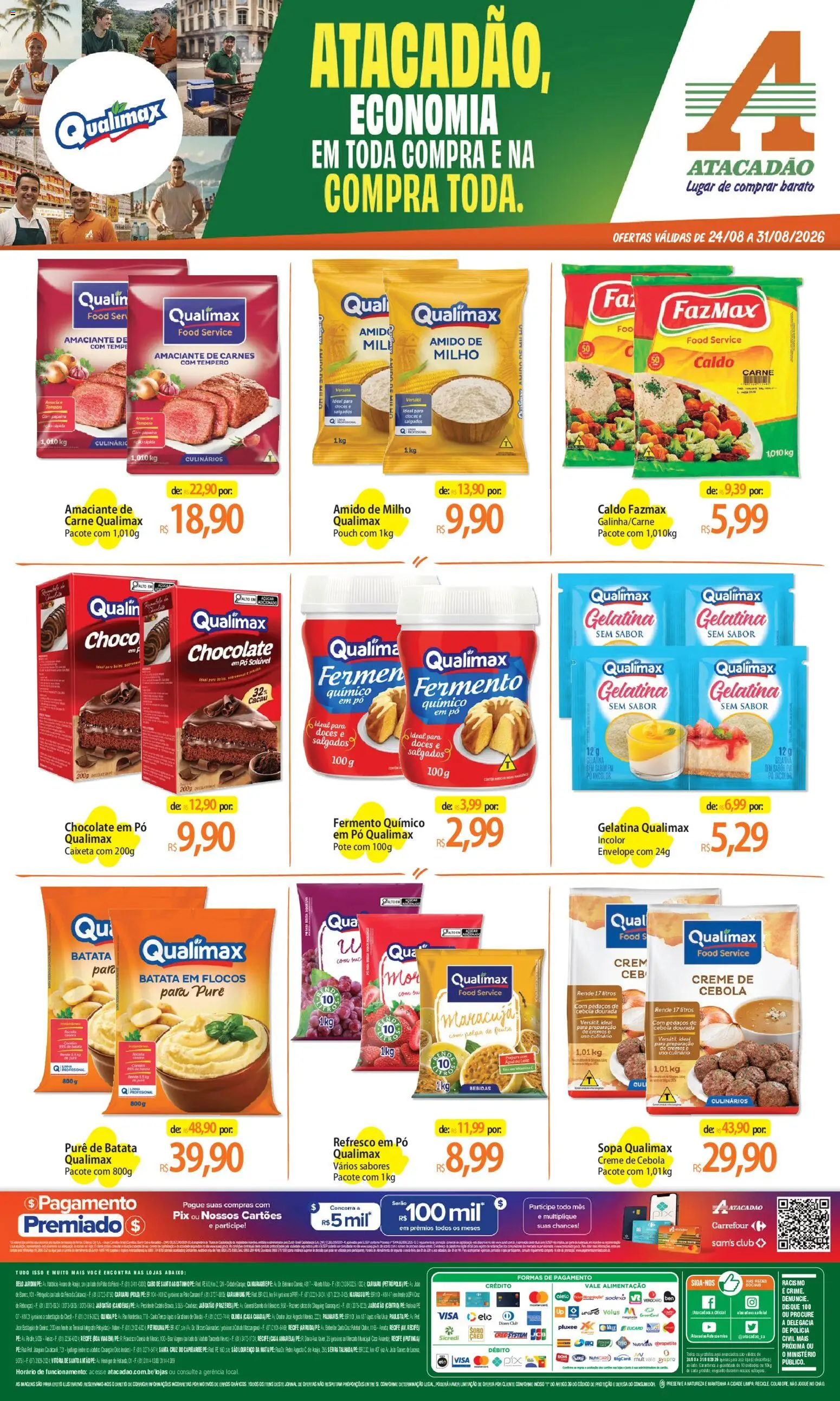 Pré-Visualização do folheto "Atacadão ofertas - PE" da loja Atacadão válido a partir de 24/08/2026