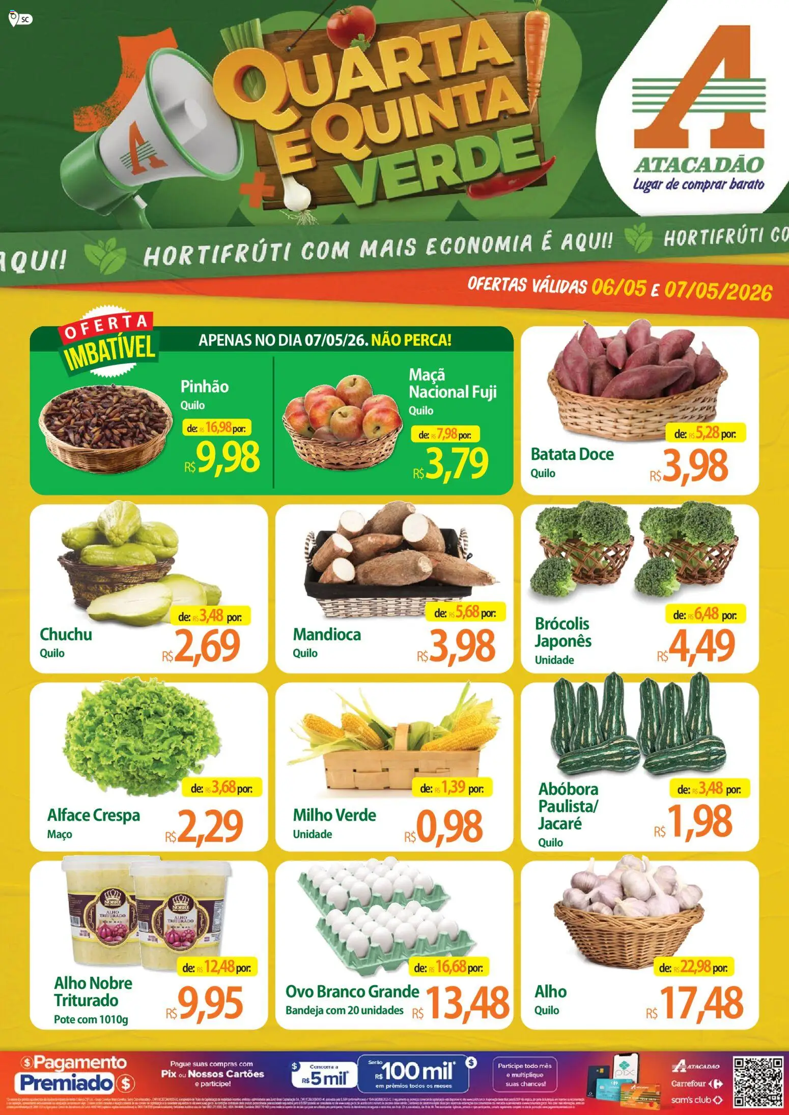 Pré-Visualização do folheto "Atacadão ofertas - SC" da loja Atacadão válido a partir de 06/05/2026