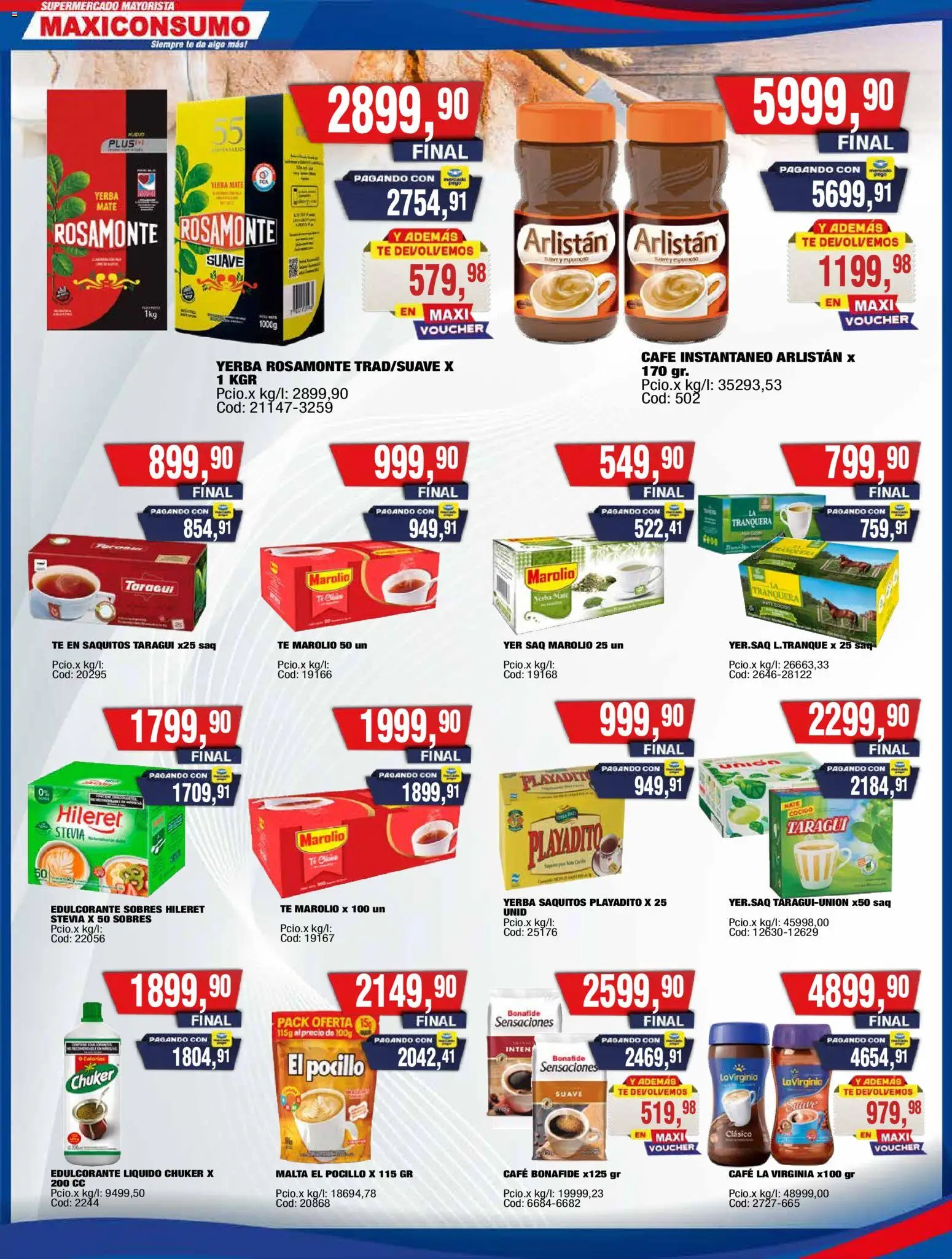 Vista previa del folleto de la tienda Maxiconsumo válido desde el 26/10/2026 