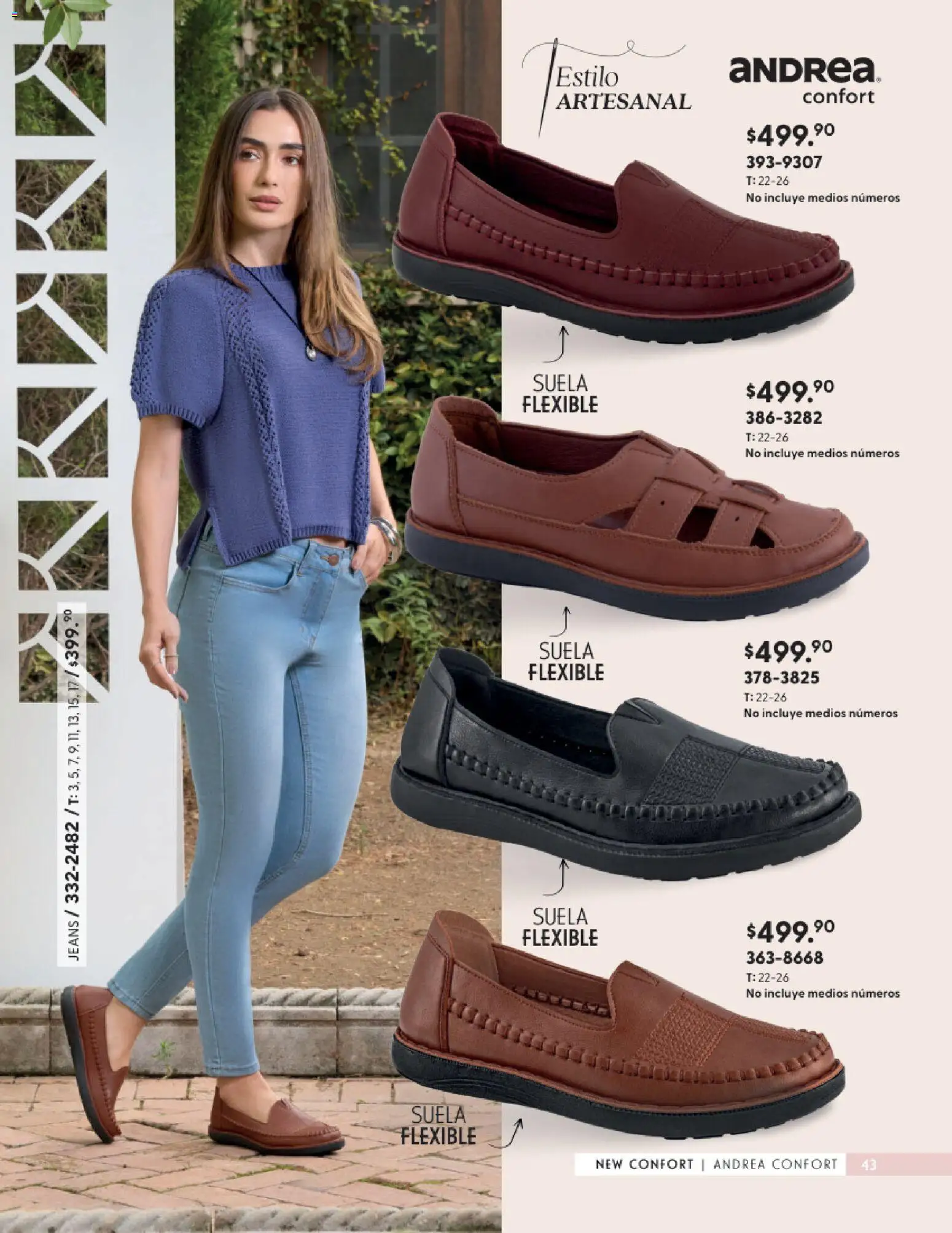 Vista previa las ofertas de la tienda Andrea - Andrea catálogo Calzado Confort desde el 23/08/2026 