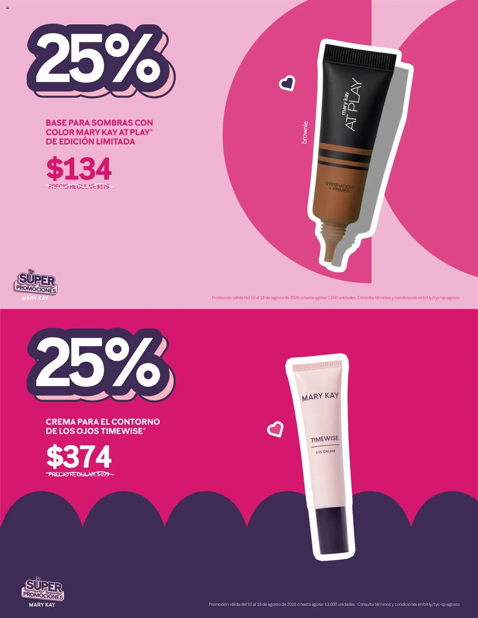 Vista previa las ofertas de la tienda Mary Kay - Catálogo Mary Kay Súper promociones desde el 10/08/2026 